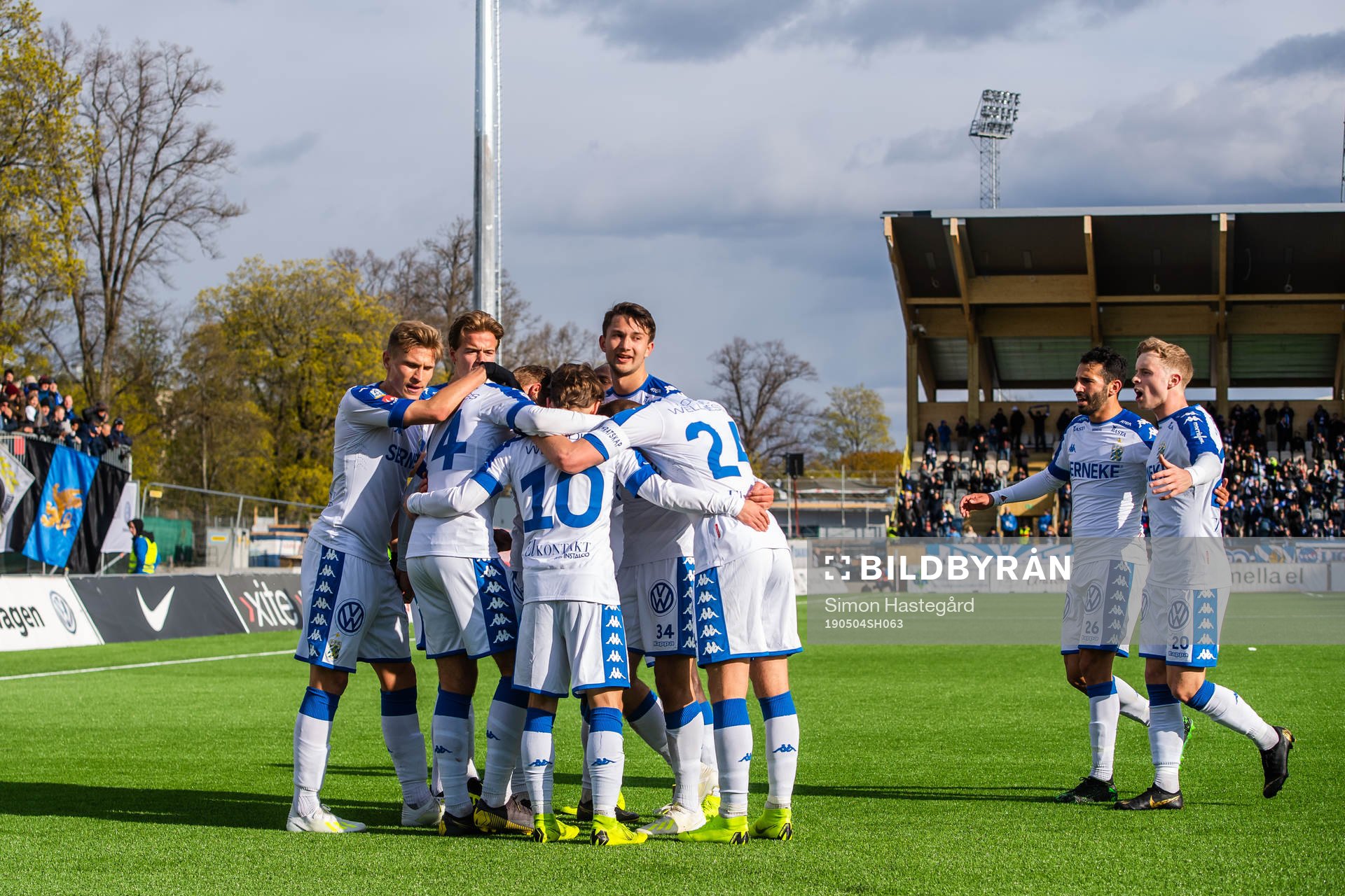 IFK Göteborgs splelare jublar