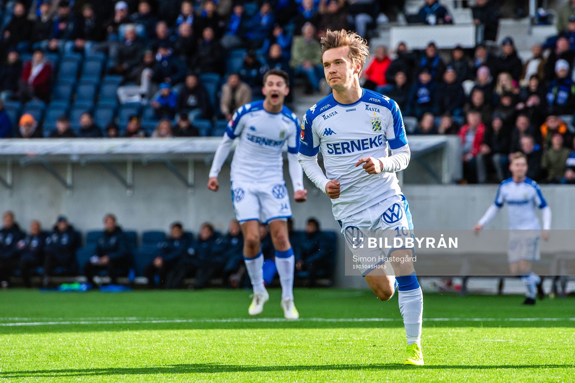 IFK Göteborgs Patrik Karlsson Lagemyr jublar