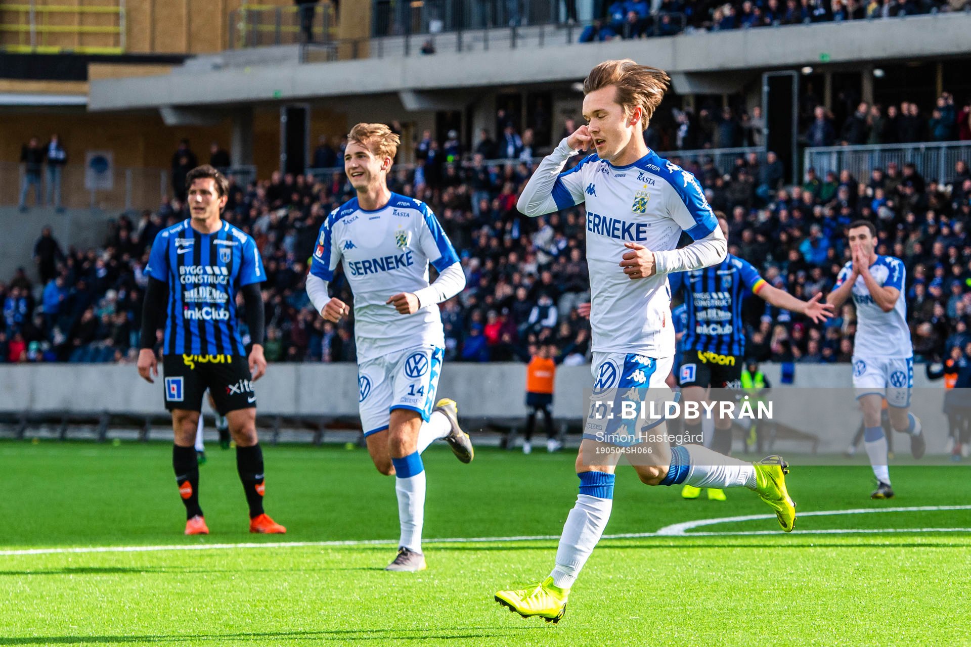 IFK Göteborgs Patrik Karlsson Lagemyr jublar