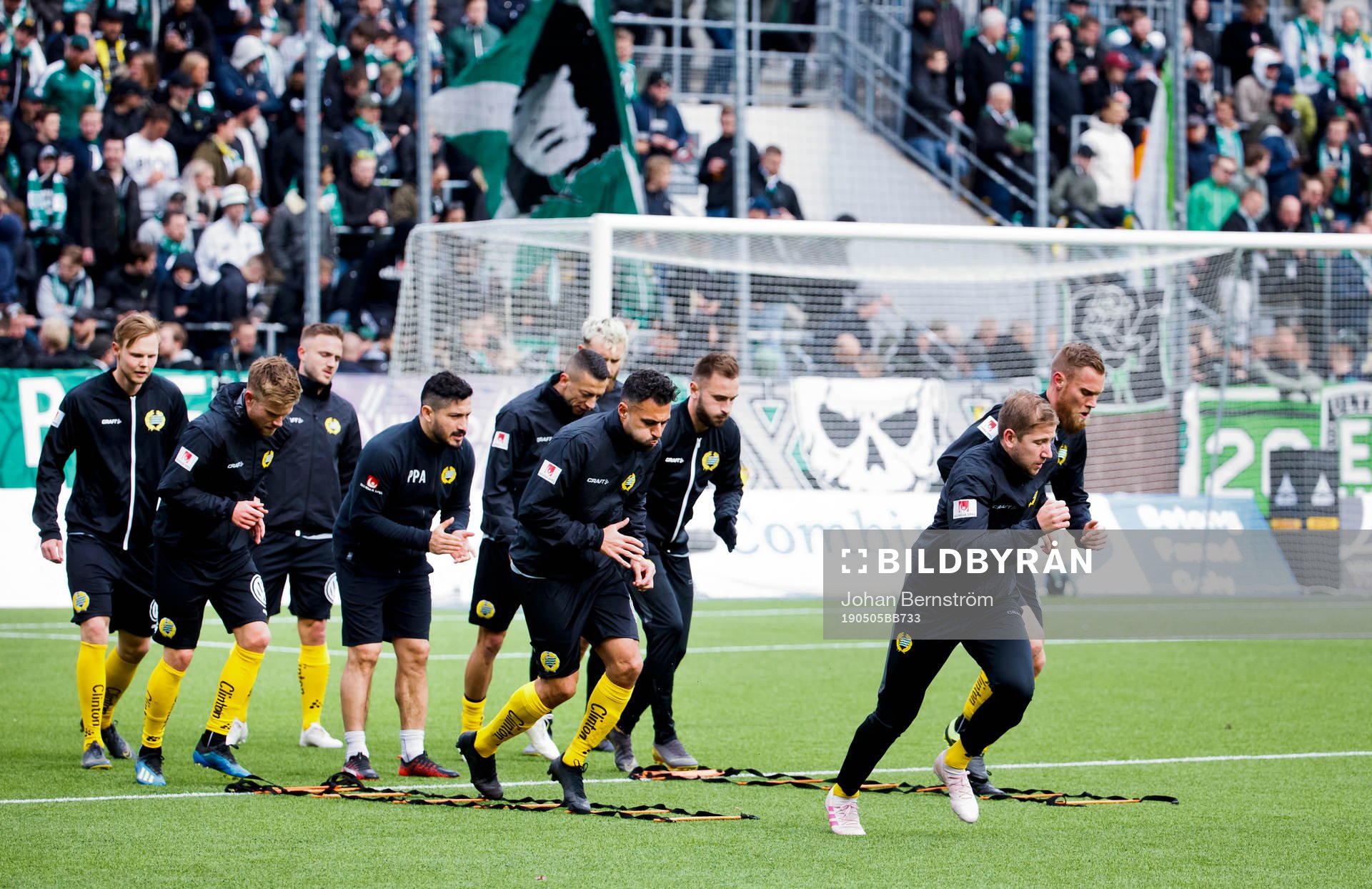 Hammarbyspelarna värmer upp