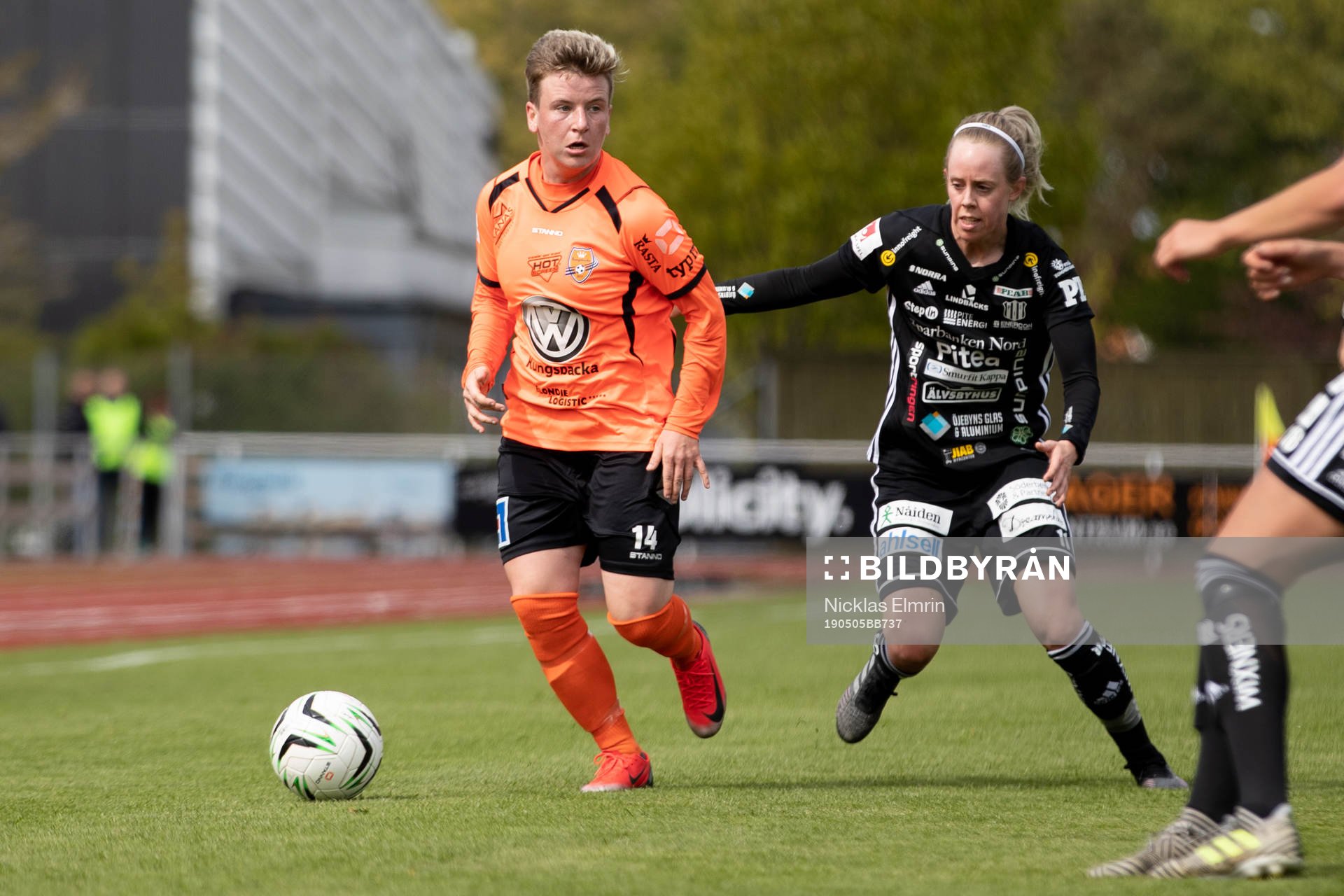 Kungsbackas Andrea Herczeg mot Piteås Cecilia Edlund