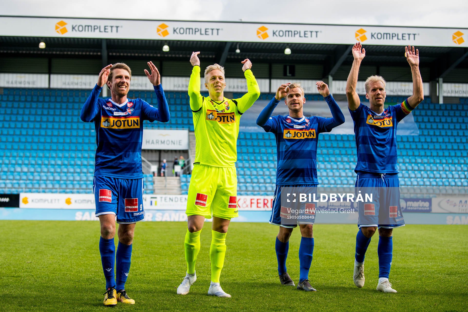 Håvard Storbæk, goalkeeper Walter Viitala, Pontus Engblom