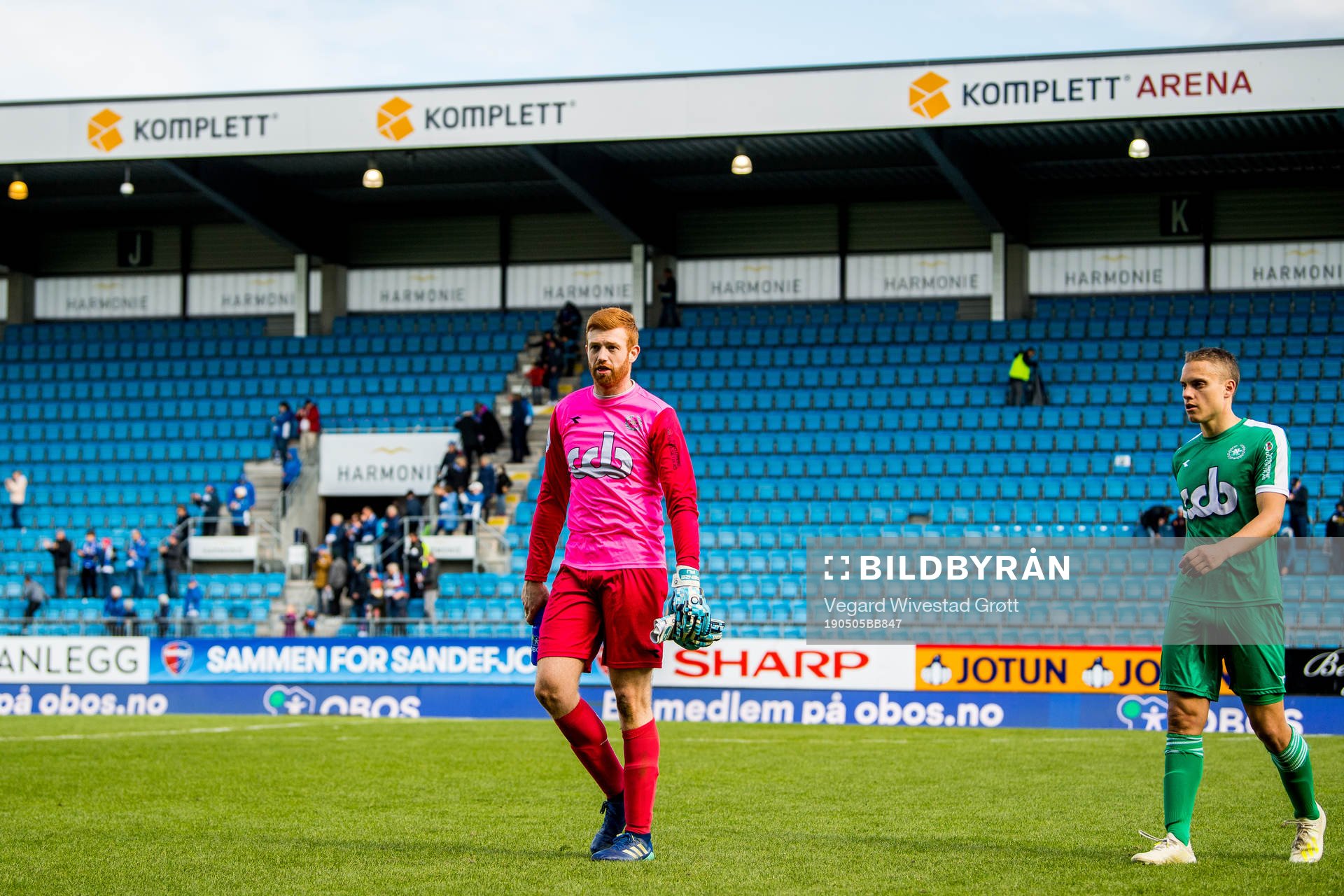Goalkeeper Renze Jagger Fij and Jo Sondre Aas of Nest-Sotra