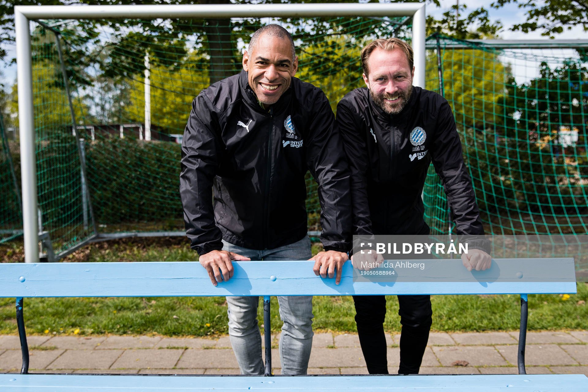 Råås tränare Solo Hammar och sportchef 	Magnus Jönsson