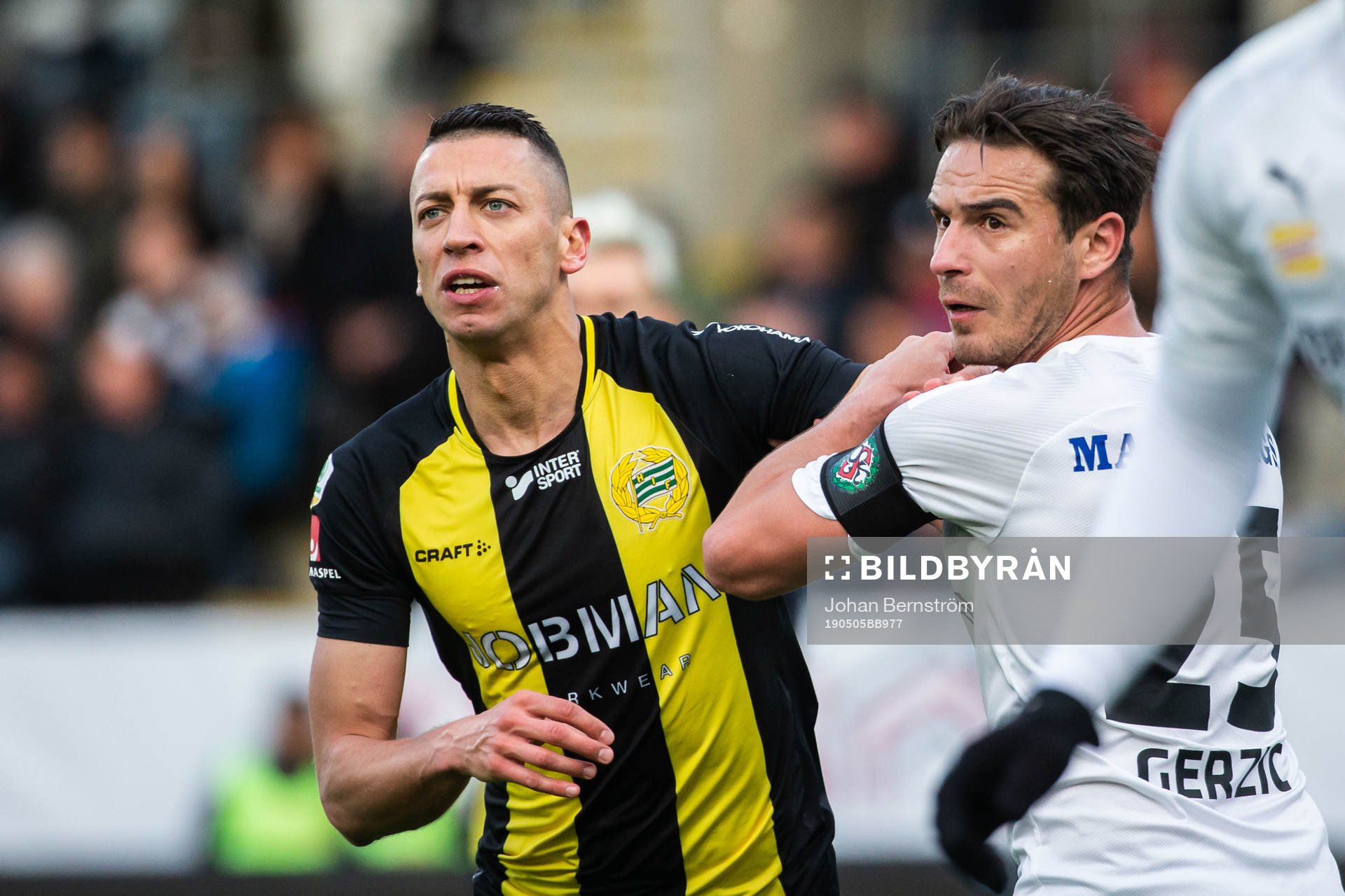 Hammarbys Nikola Djurdjic och Örebros Nordin Gerzic