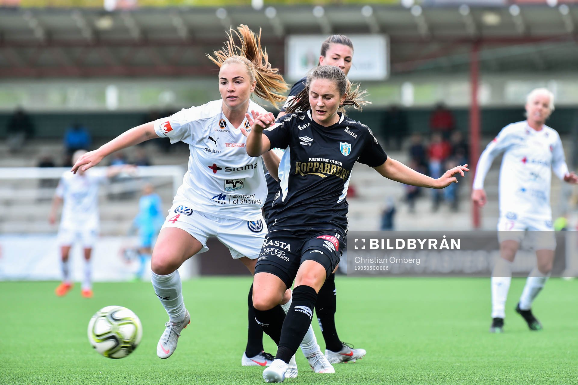 Rosengårds Glodis Perla Viggosdottir och Göteborgs Vilde