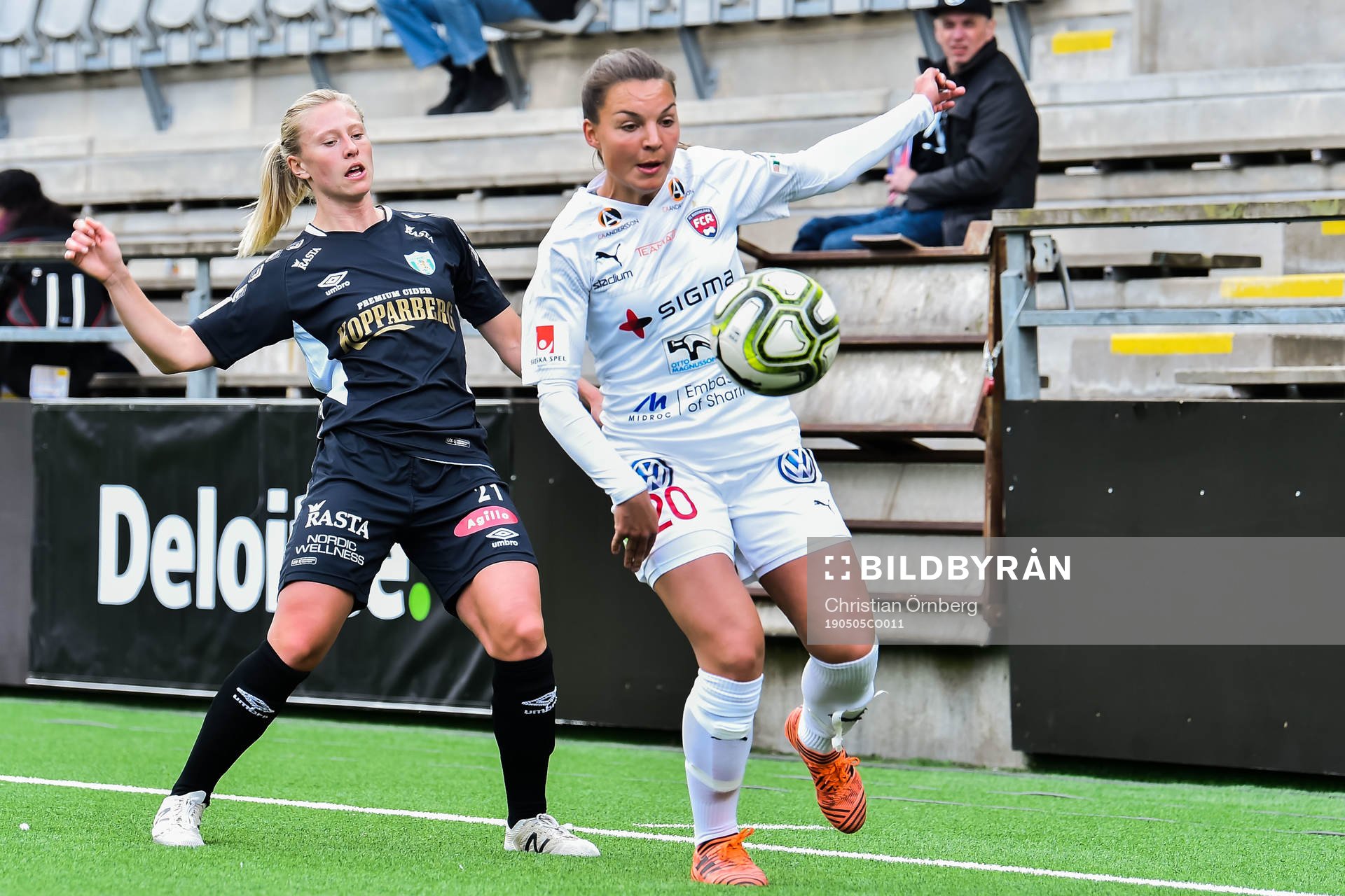 Göteborgs Rebecka Blomqvist och Rosengårds Rosengårds