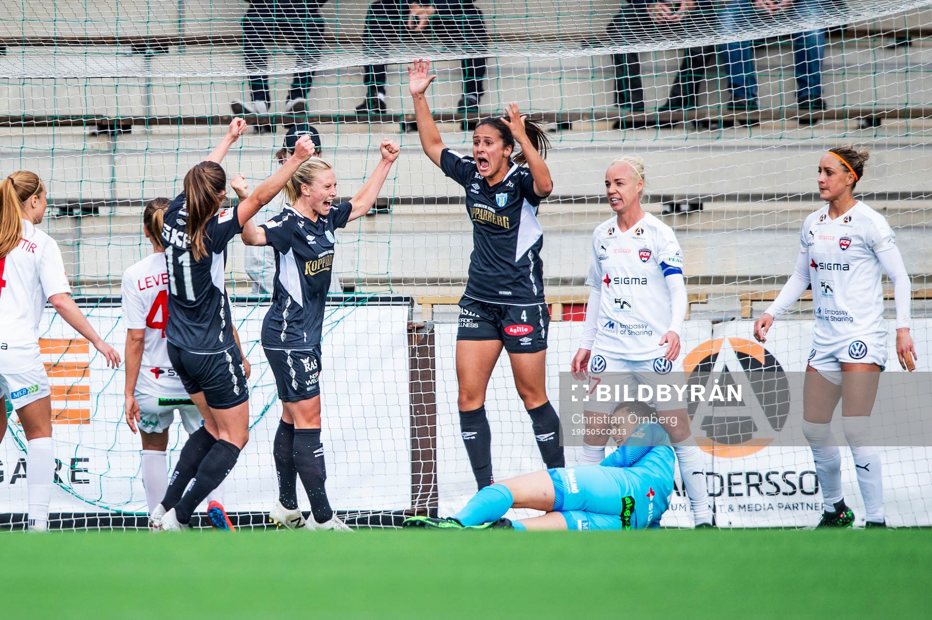 Göteborgs Rebecka Blomqvist jublar
