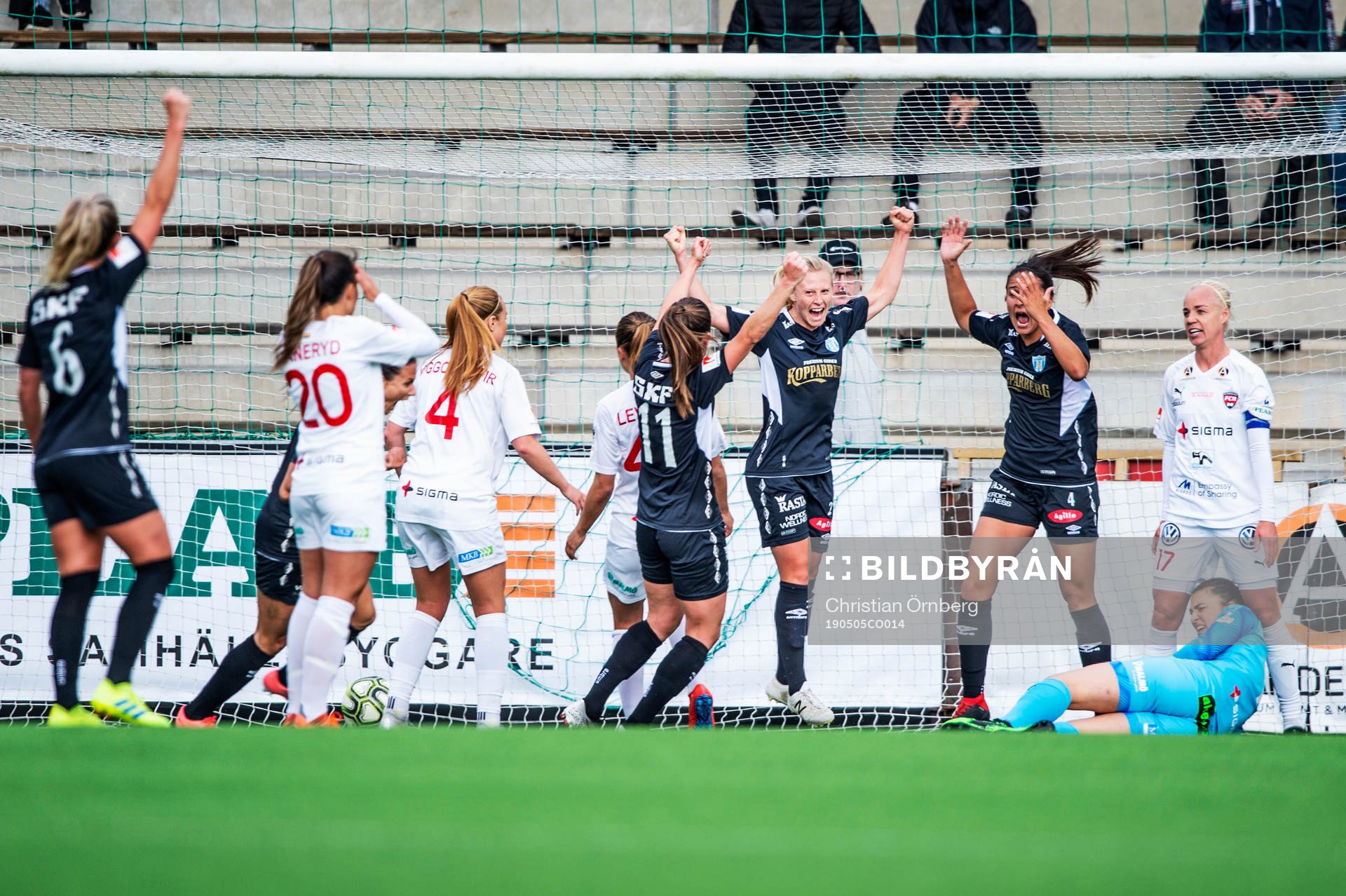 Göteborgs Rebecka Blomqvist jublar