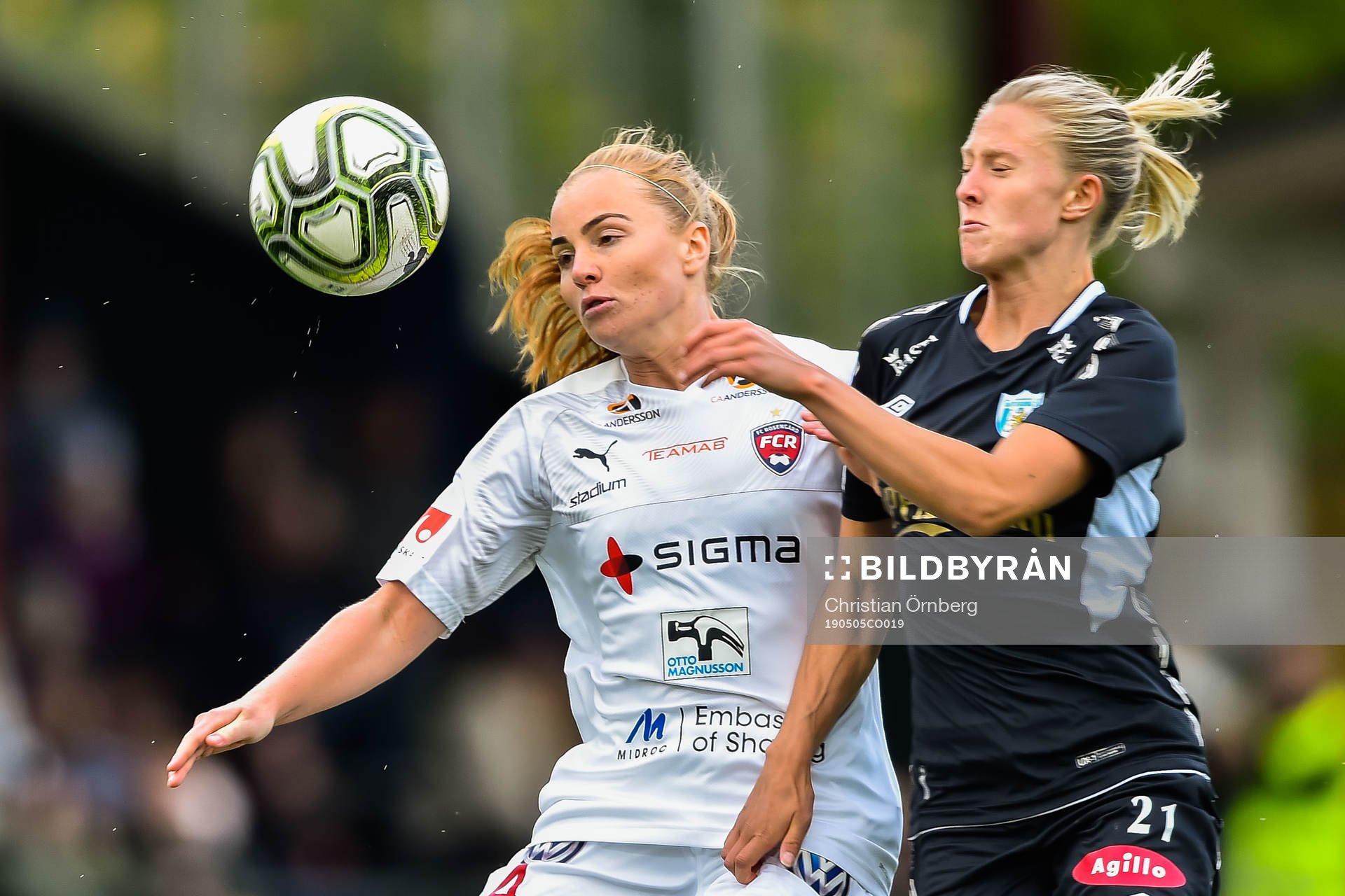 Rosengårds Glodis Perla Viggosdottir och Göteborgs