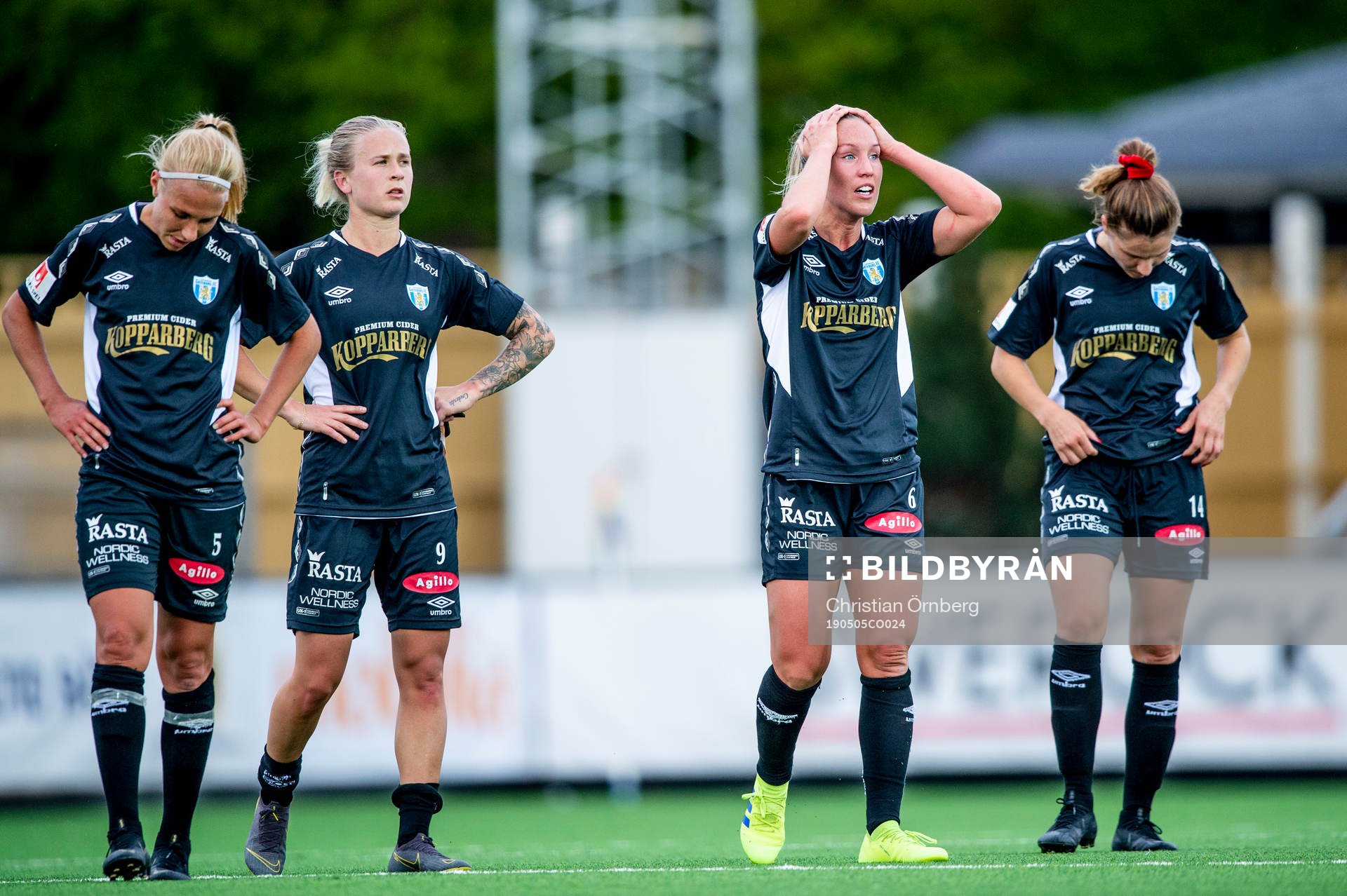Göteborgs Emma Koivisto, Filippa Curmark, Julia Roddar och