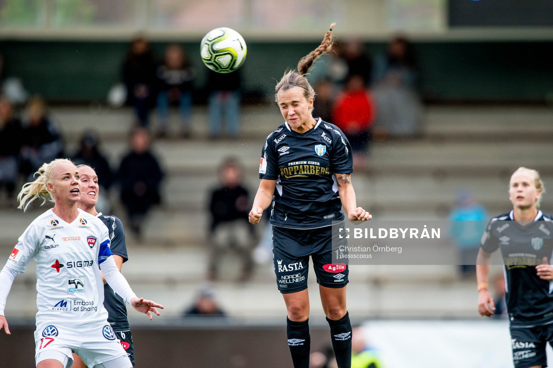 Göteborgs Julia Zigiotti Olme mot Rosengårds Caroline
