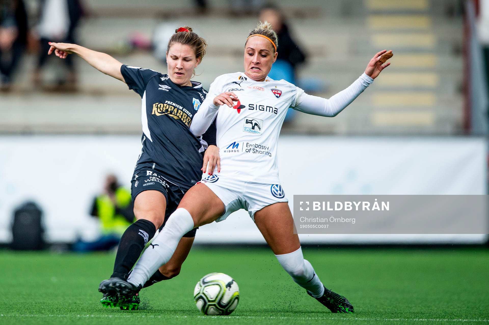 Göteborgs Natalia Kuikka mot Rosengårds Sanne Troelsgaard