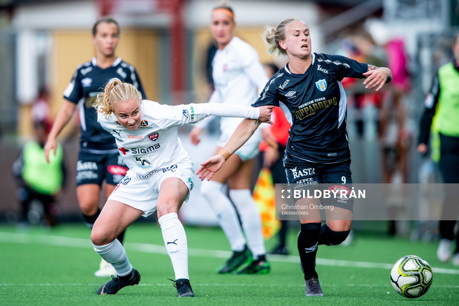 Rosengårds Ebba Wieder mot Göteborgs Filippa Curmark