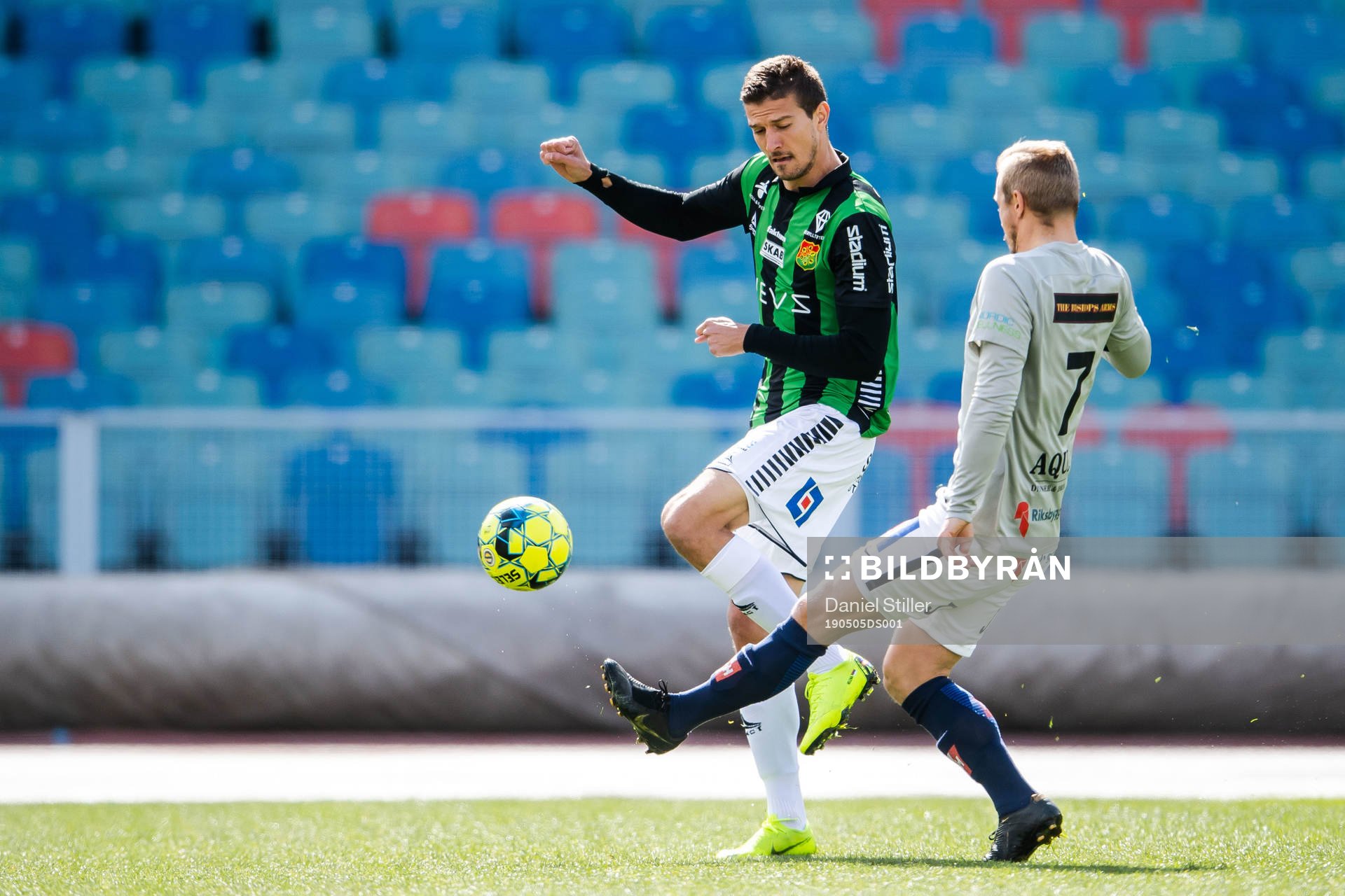 GAIS Nikola Asceric och Jönköpings Sebastian Crona