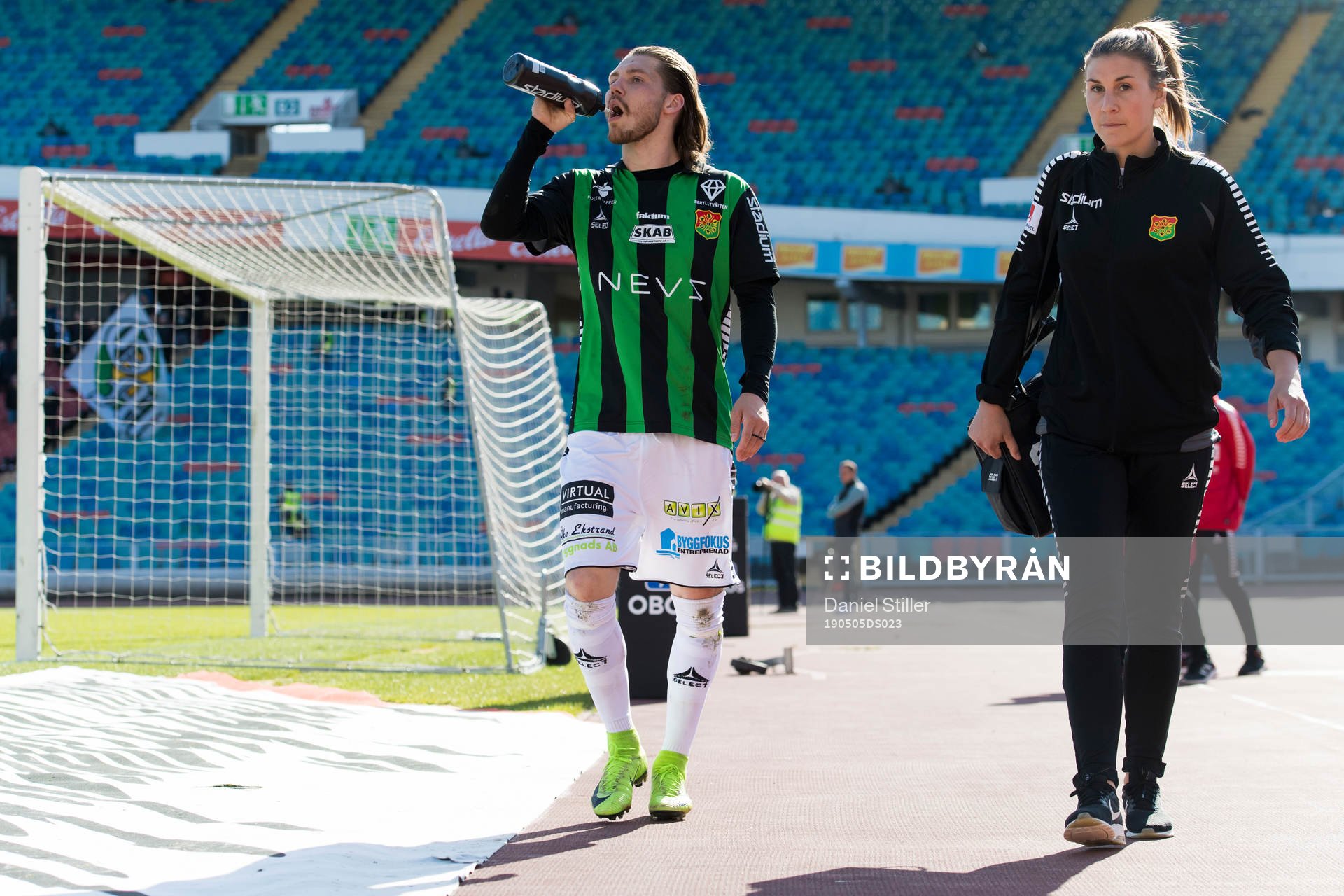 GAIS Karl Bohm får gå ut skadad