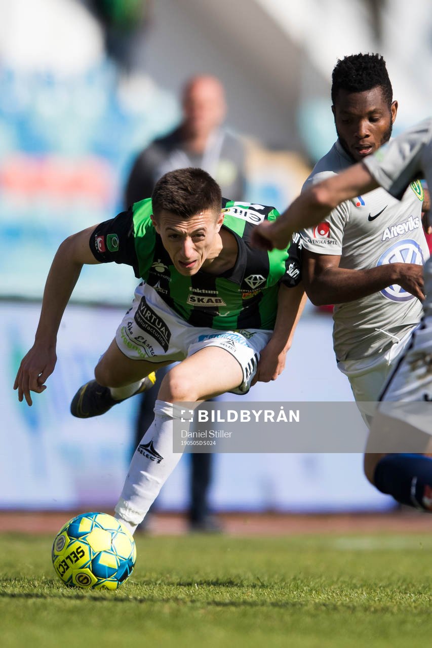 GAIS Leonard Pllana och Jönköpings Enock Kwakwa
