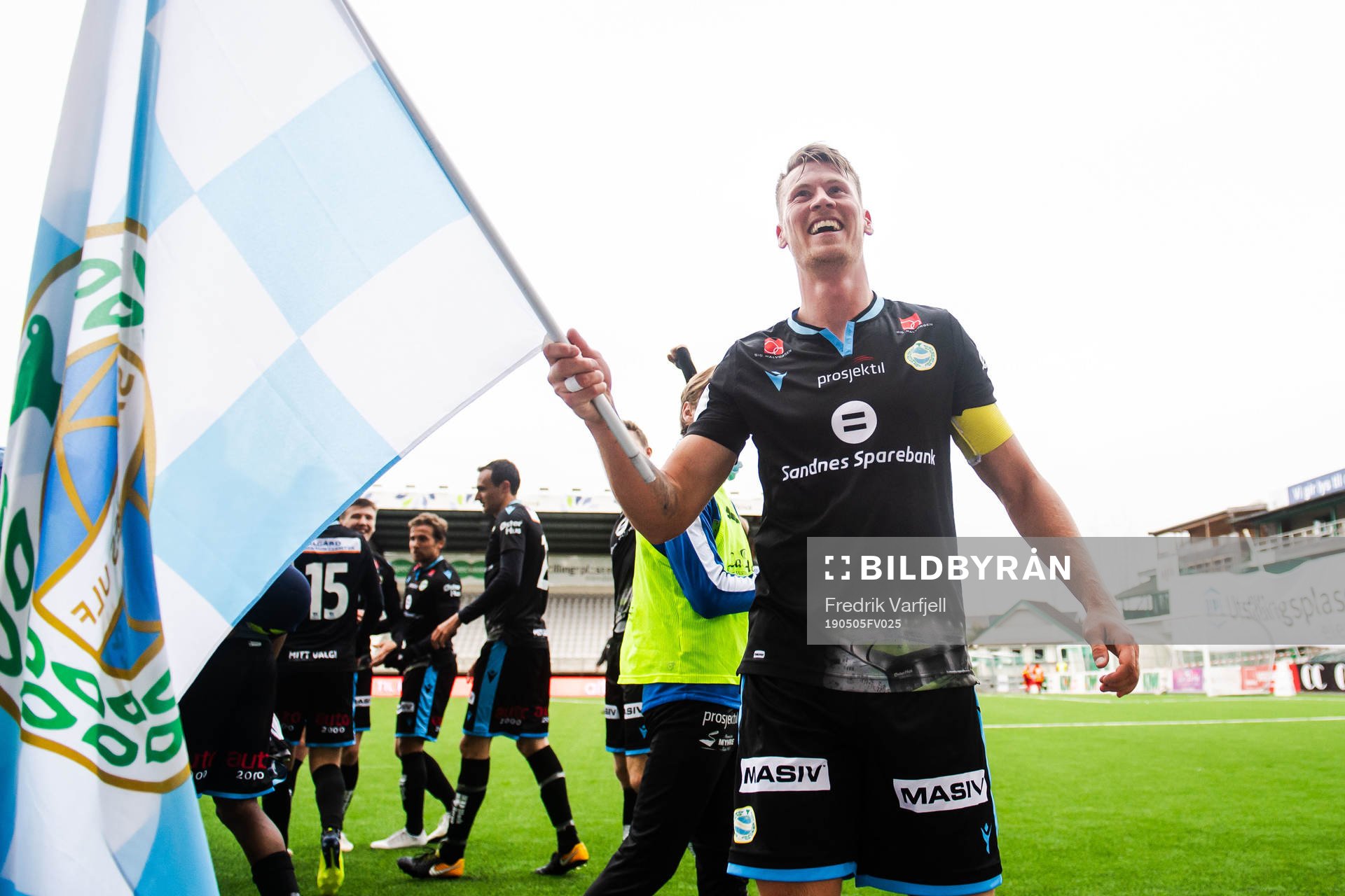 Chirs André Formo of Sandnes Ulf celebrates