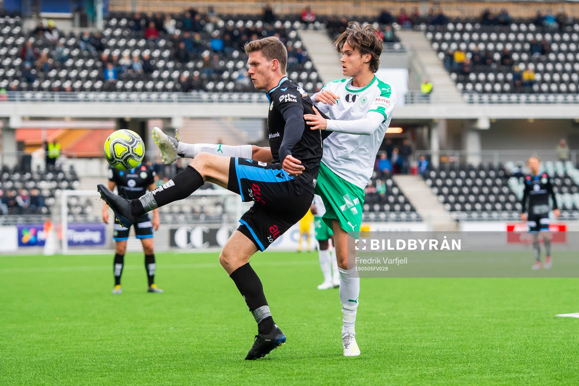 Ingvald Halgunset of Sandnes Ulf and Markus Solbakken of