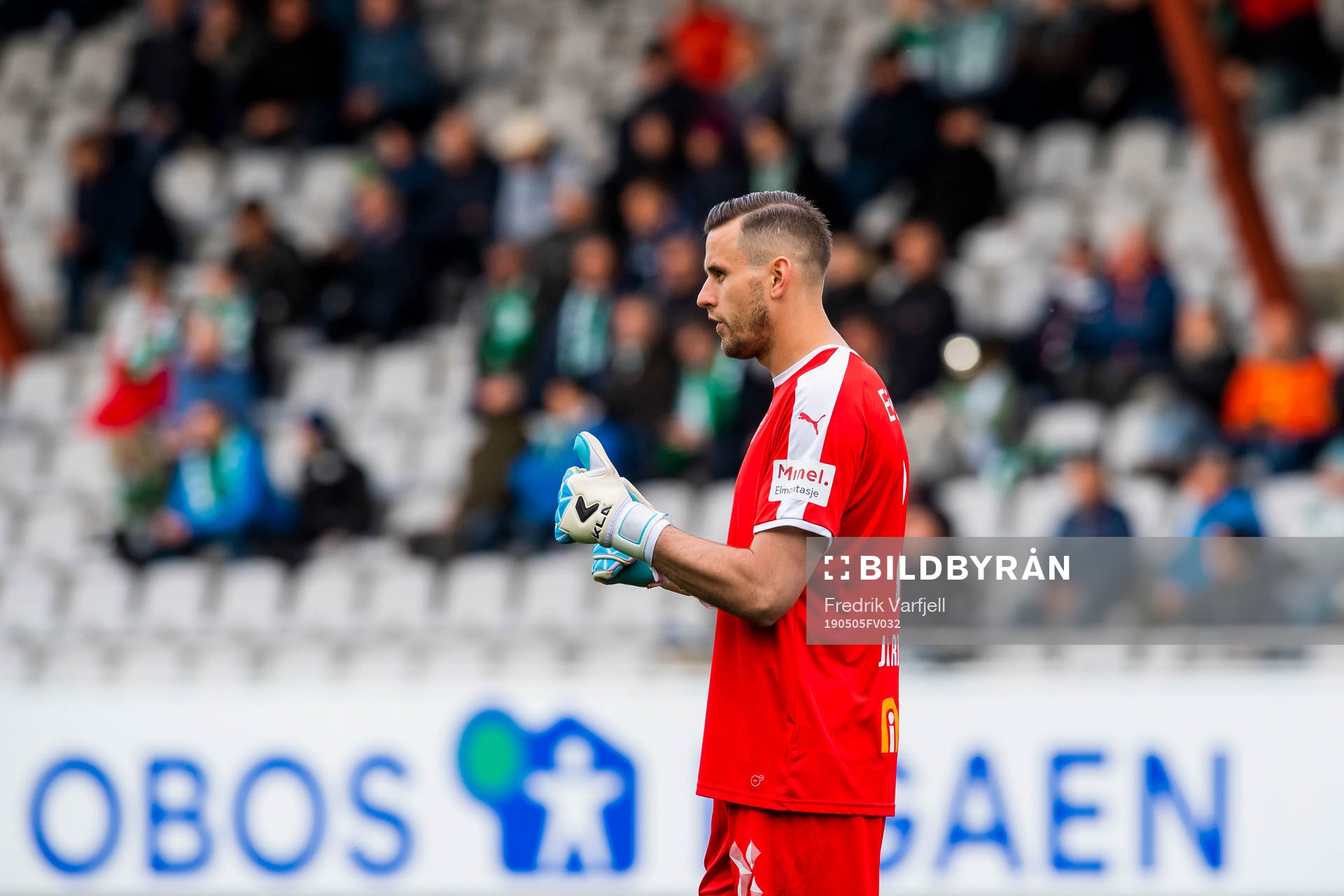 Goalkeeper Lukasz Jarosinski of HamKam