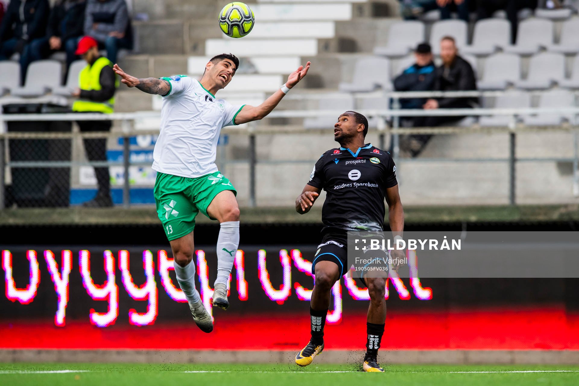 Rubén Alegre Guerra of HamKam and Kachi of Sandnes Ulf