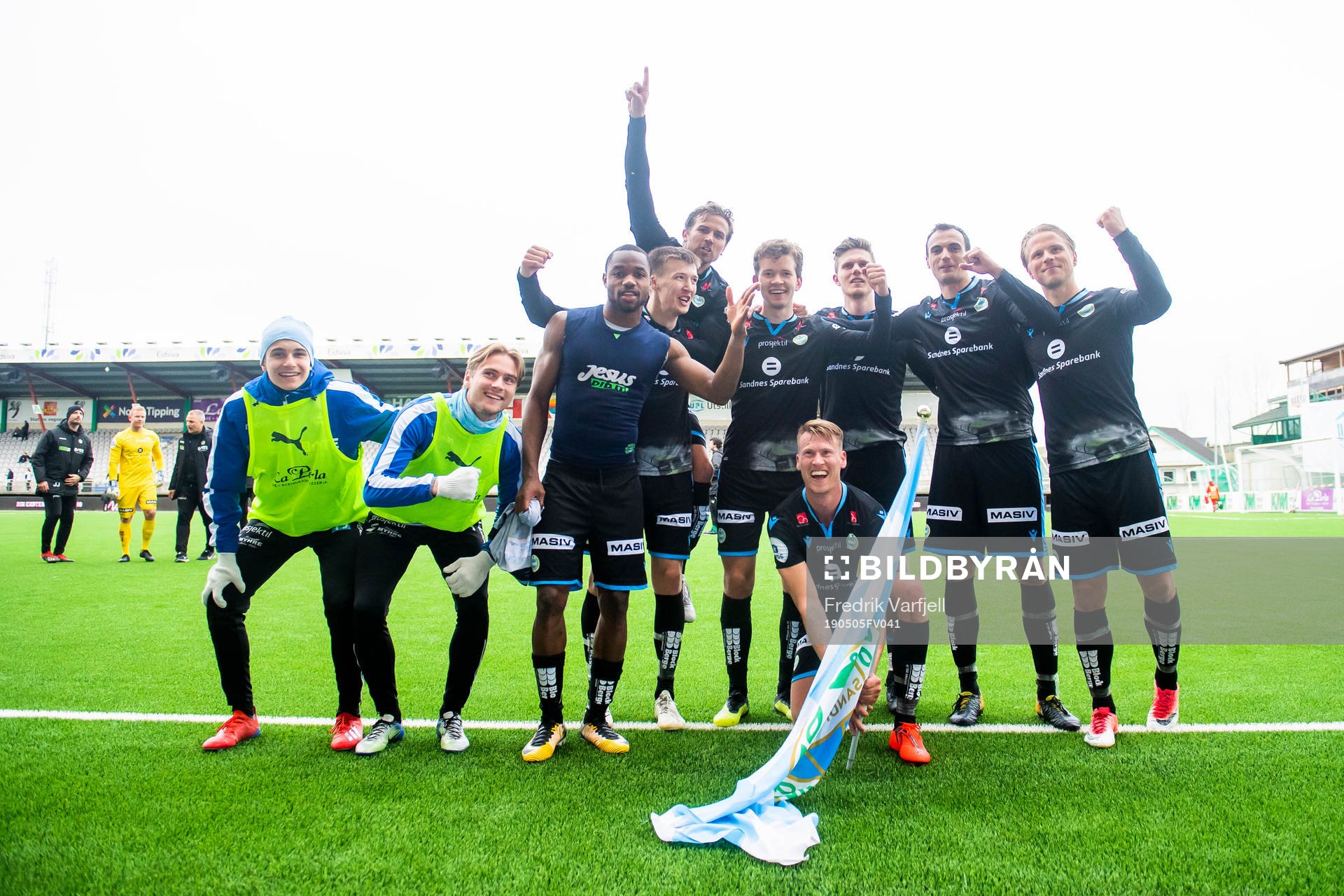 The players of Sandnes Ulf celebrate