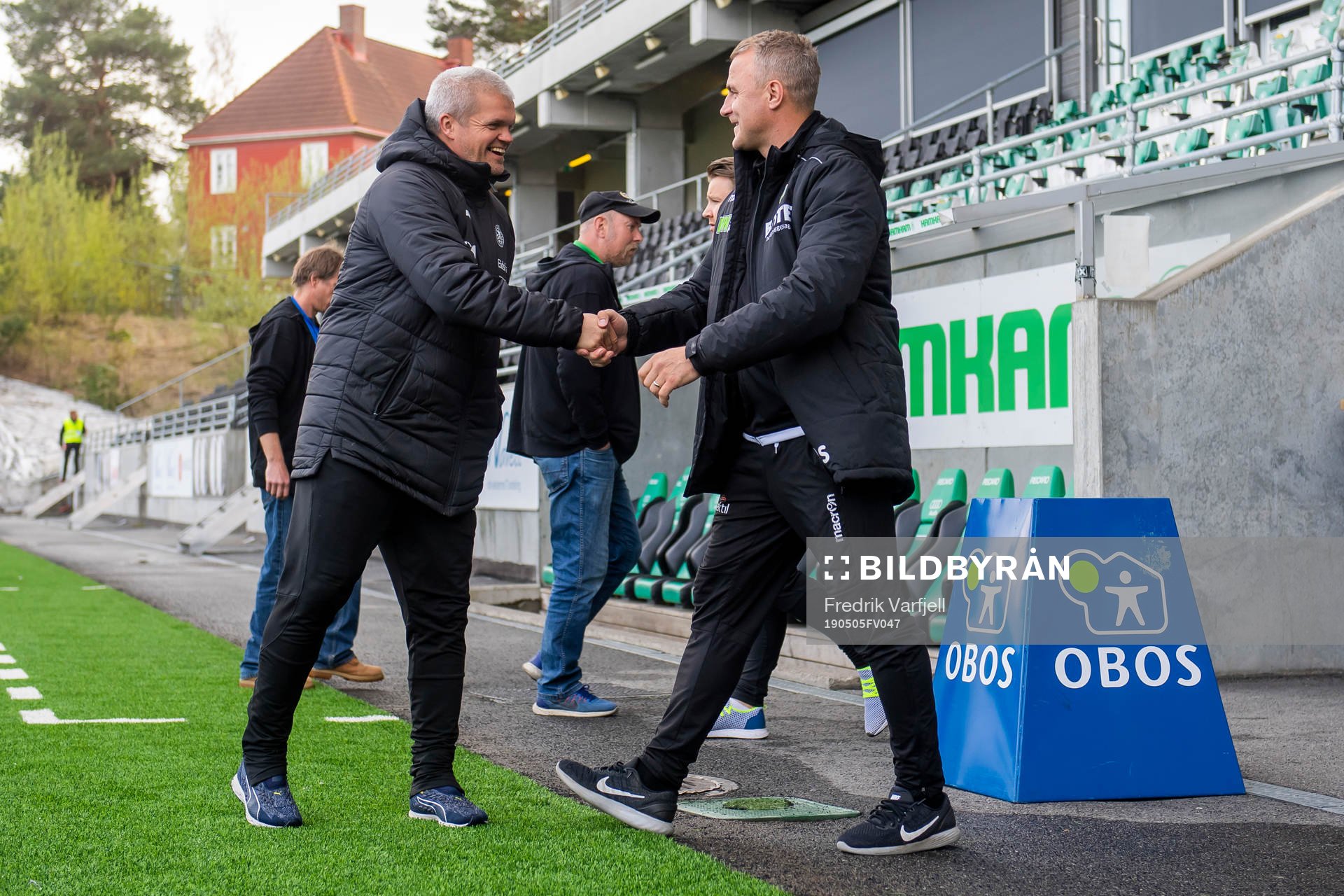 Gaute Ugelstad Helstrup, head coach of HamKam, and Bengt