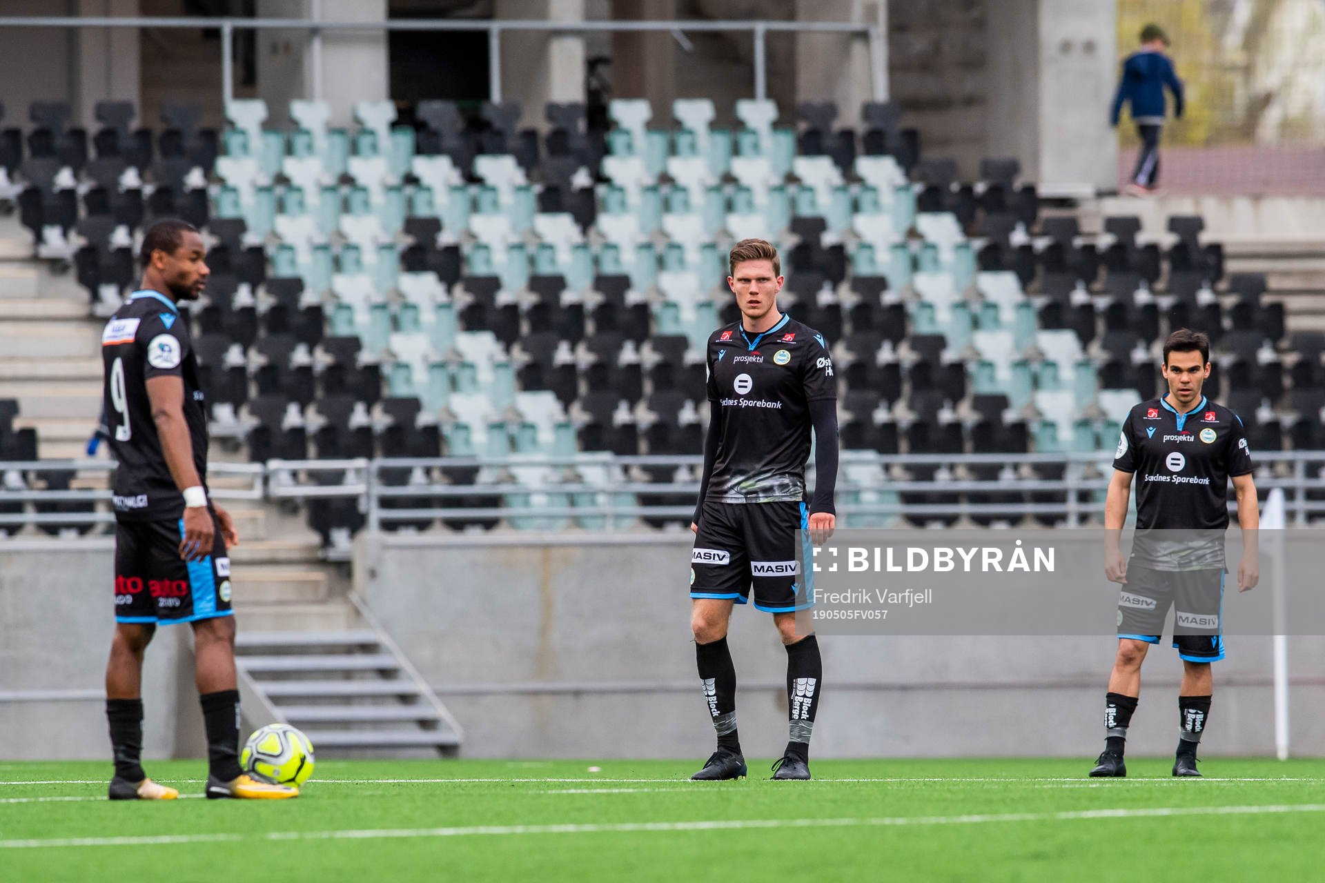 Kachi, Ingvald Halgunset and Simón Colina of Sandnes Ulf