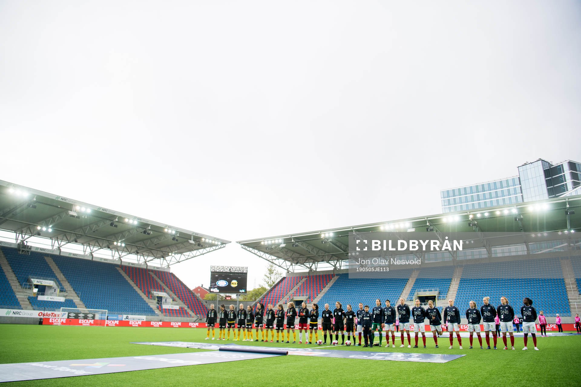 The players line-up