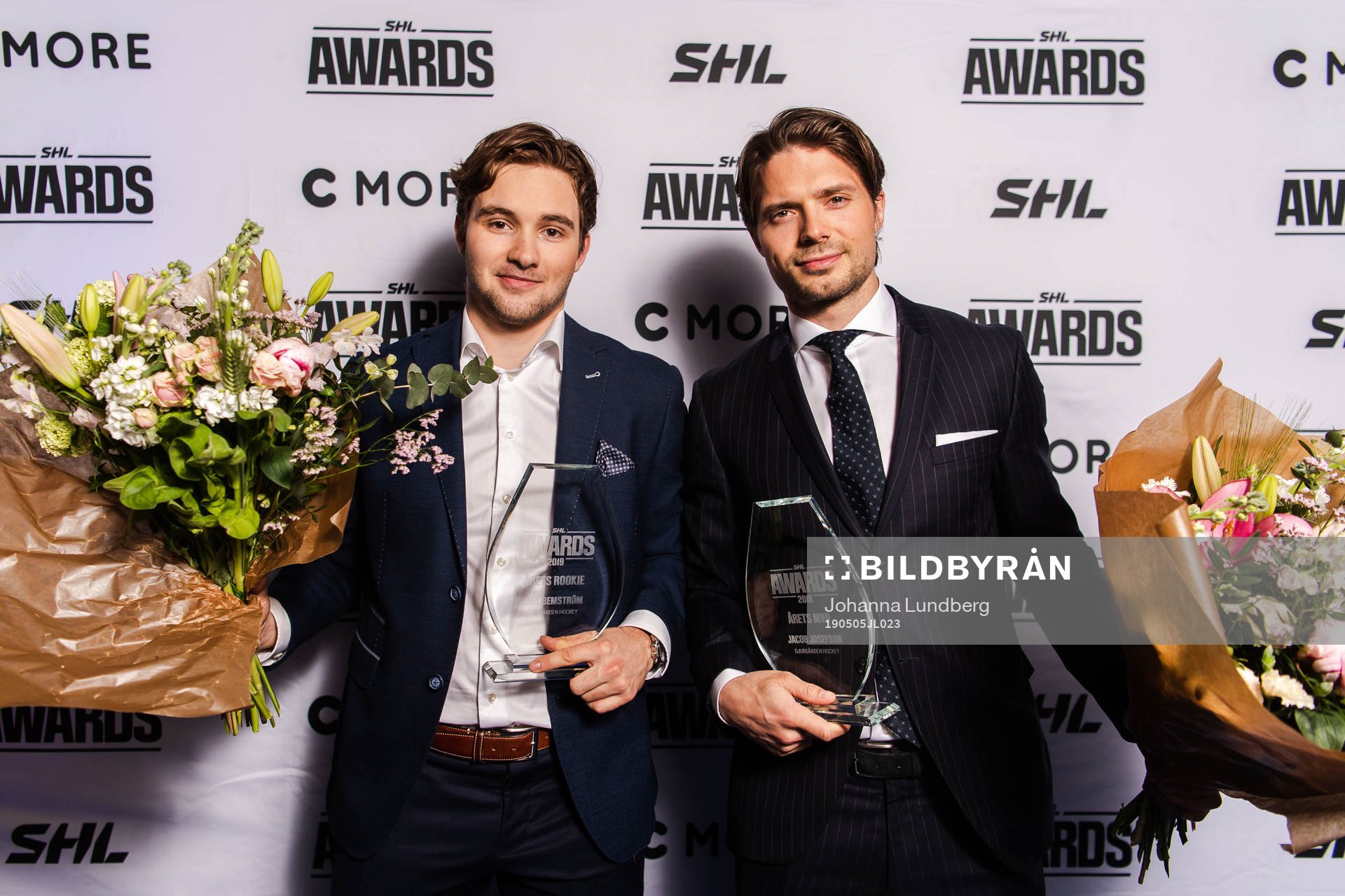 Djurgårdens Emil Bemström och Jacob Josefson