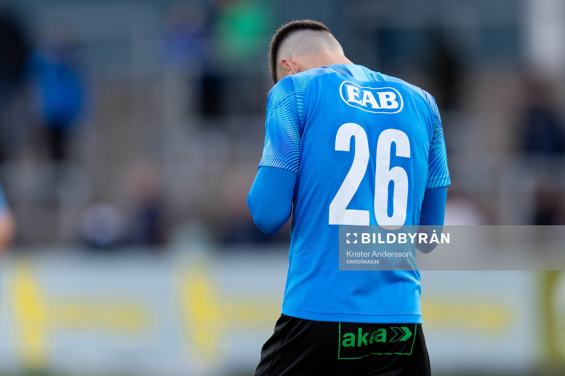 Halmstads Edvin Kurtulus deppar
