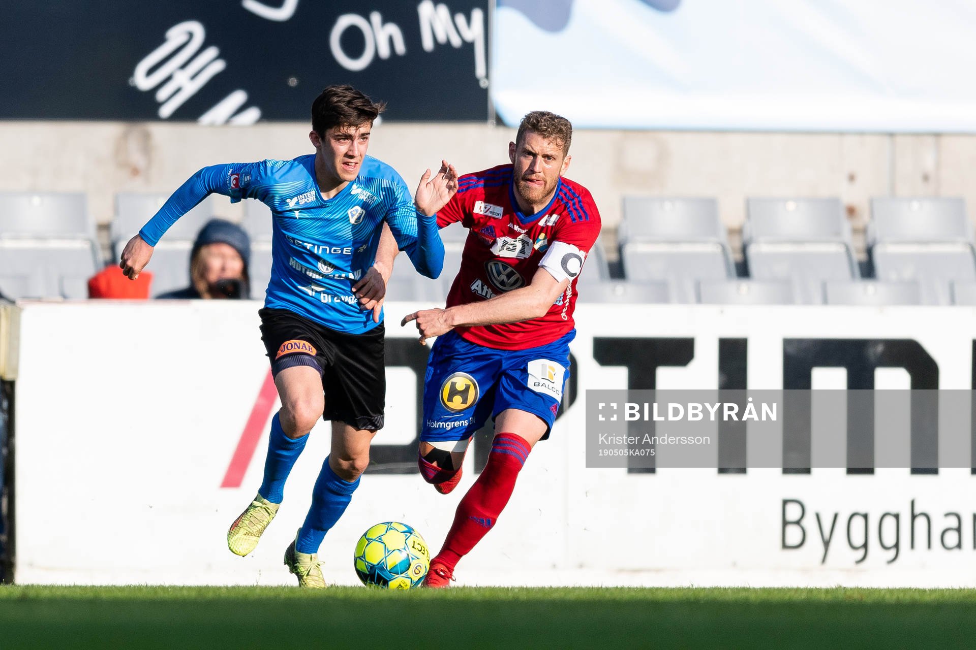 Halmstads Emil tot Wikström och Östers Stefan Karlsson