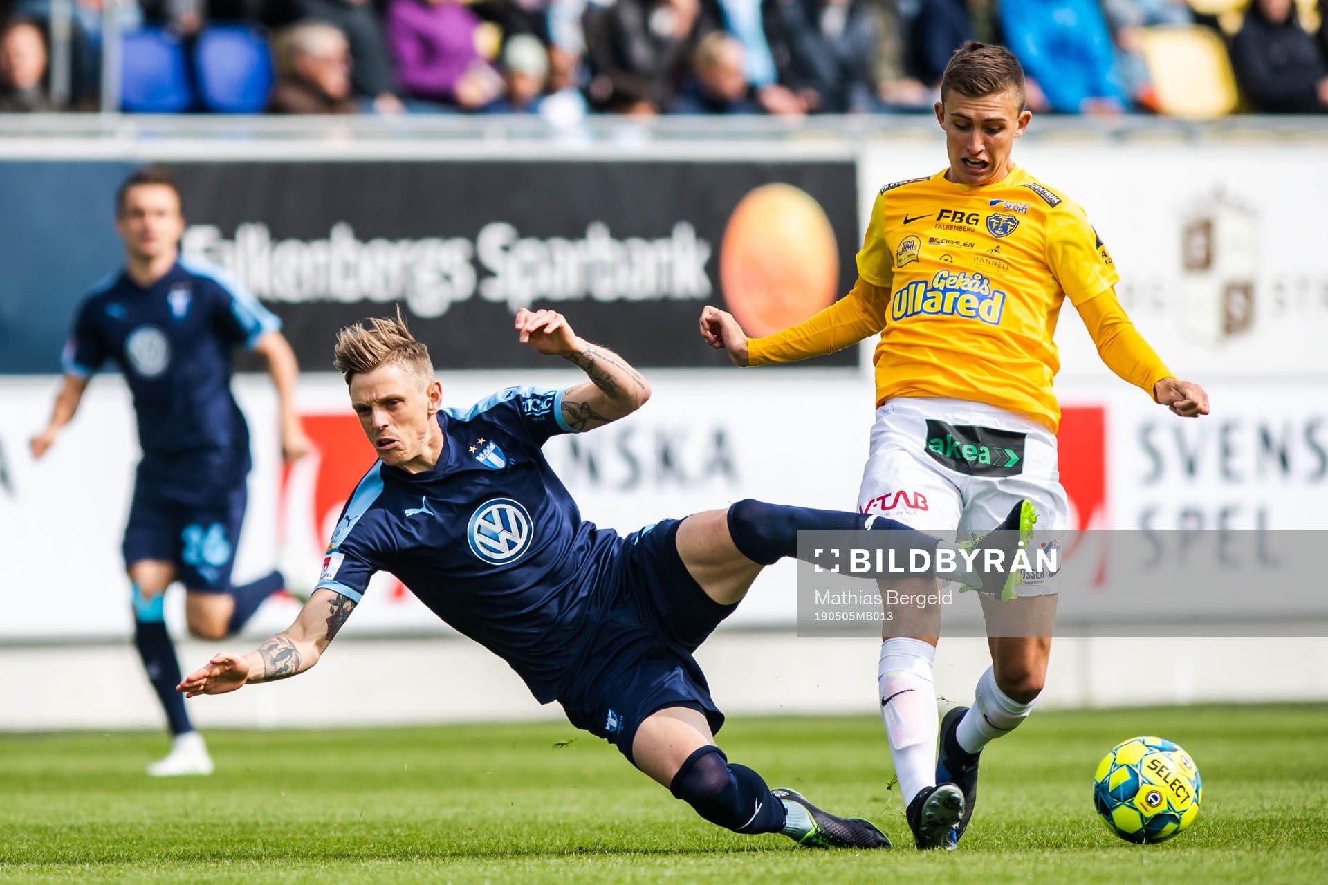 Malmö FFs Sören Rieks och Falkenbergs Christoffer Carlsson