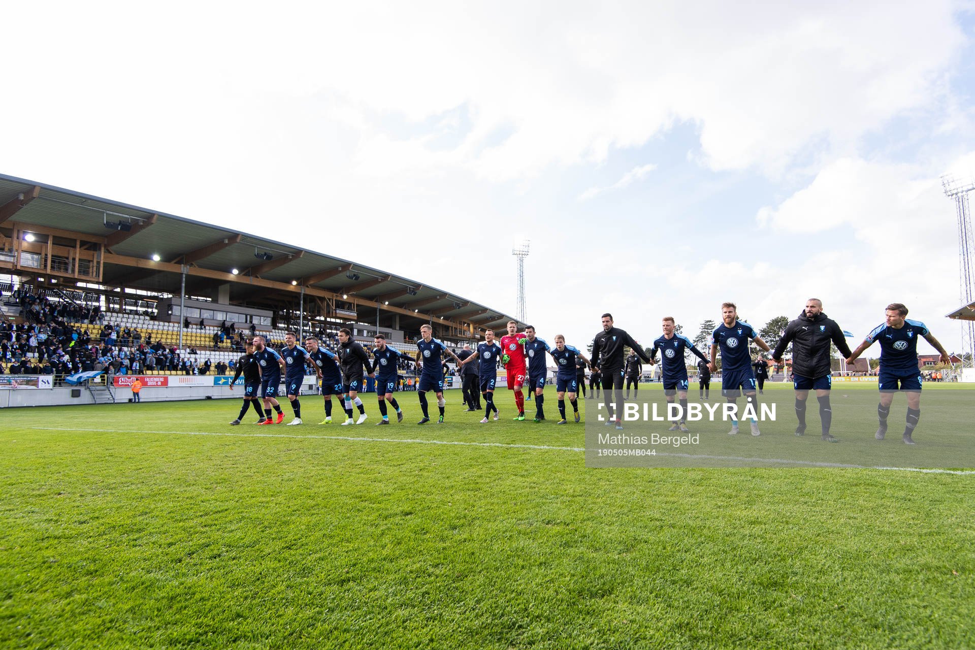 Malmö FFs spelare jublar