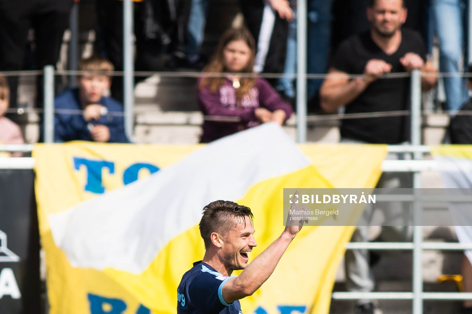 Malmö FFs Markus Rosenberg jublar