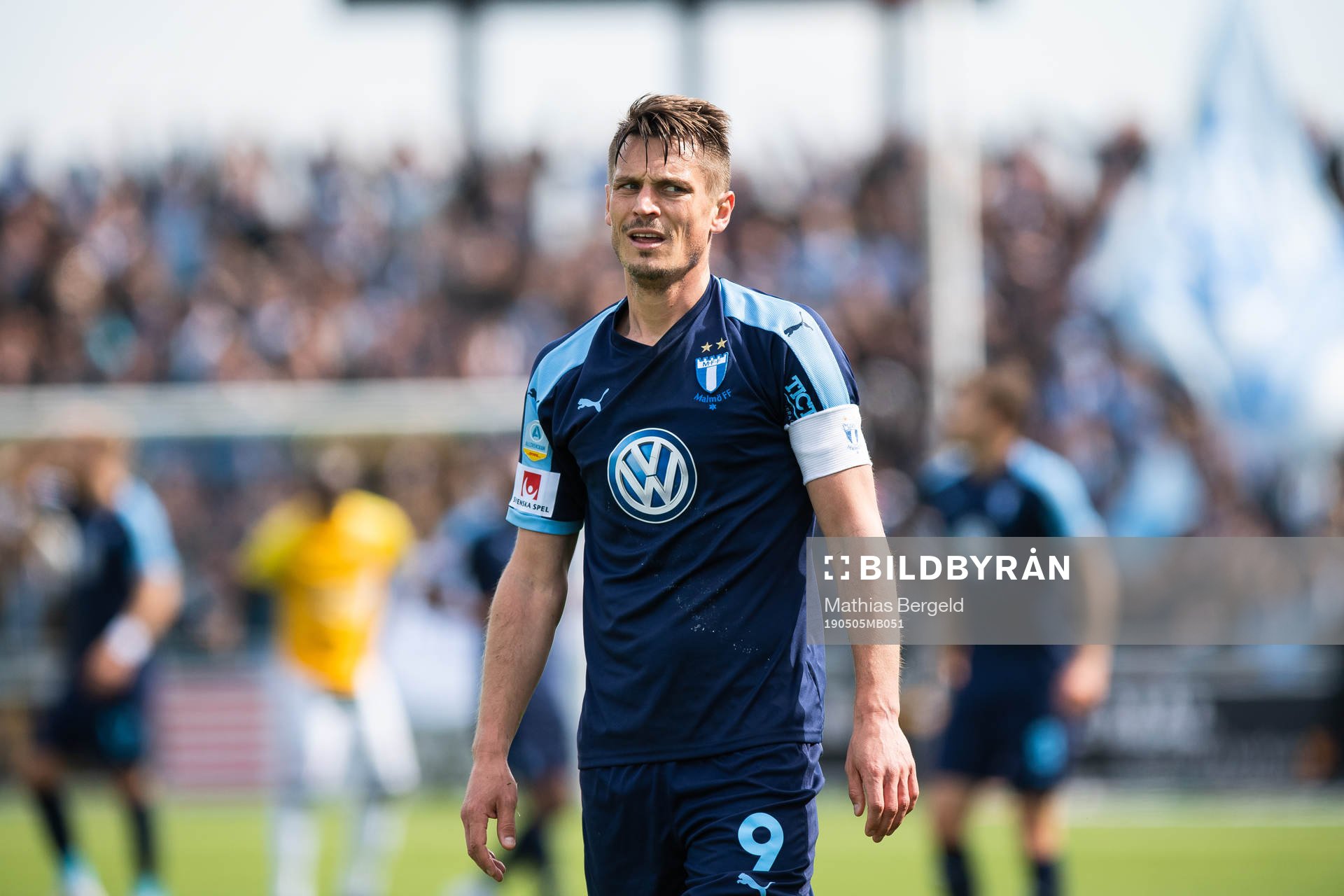Malmö FFs Markus Rosenberg deppar