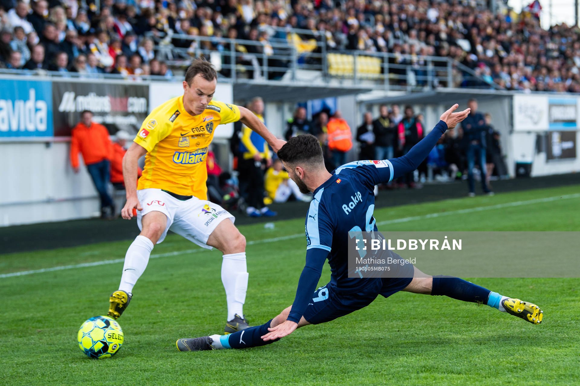 Falkenbergs Anton Wede och Malmö FFs Erdal Rakip