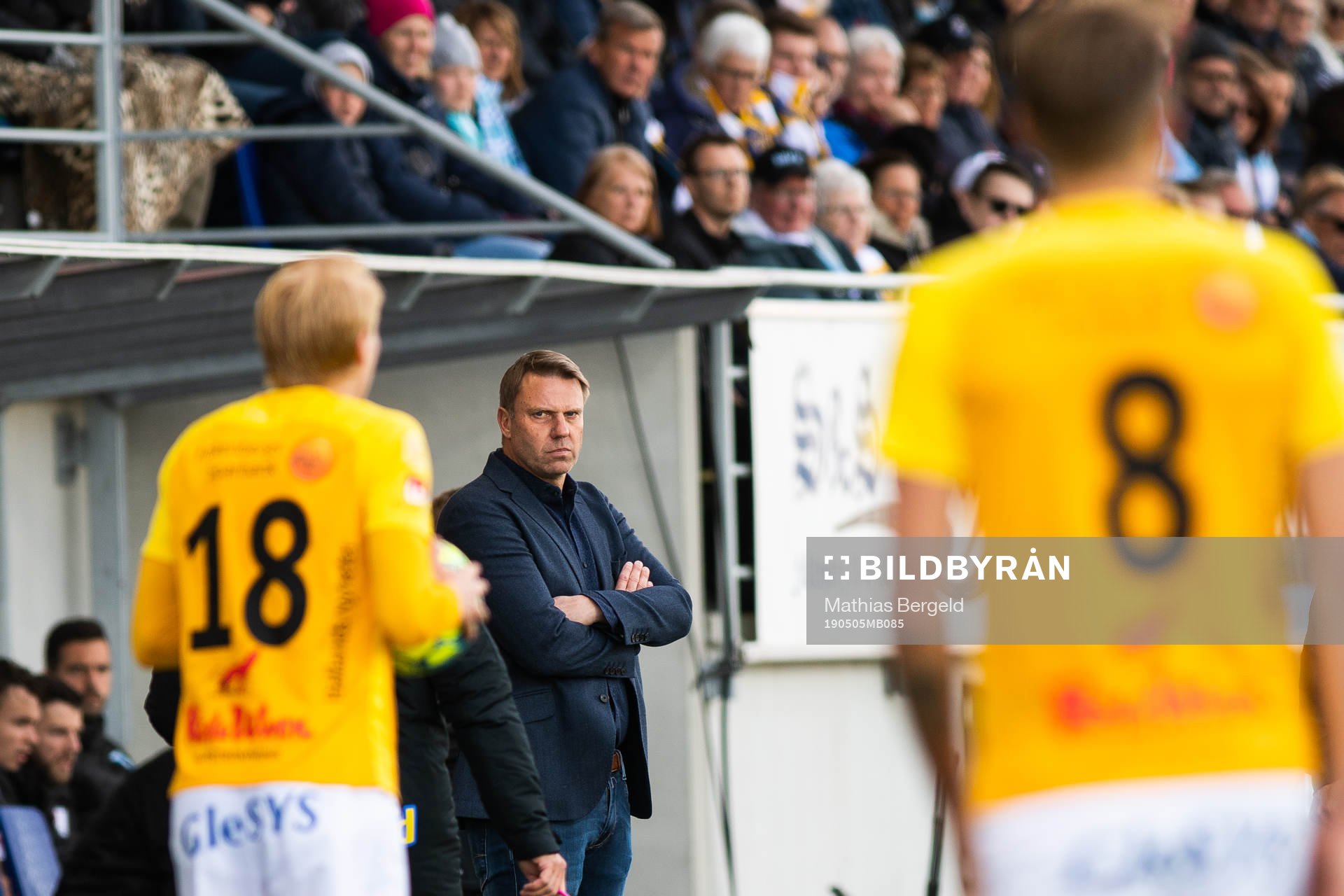 Falkenbergs tränare Hasse Eklund deppar