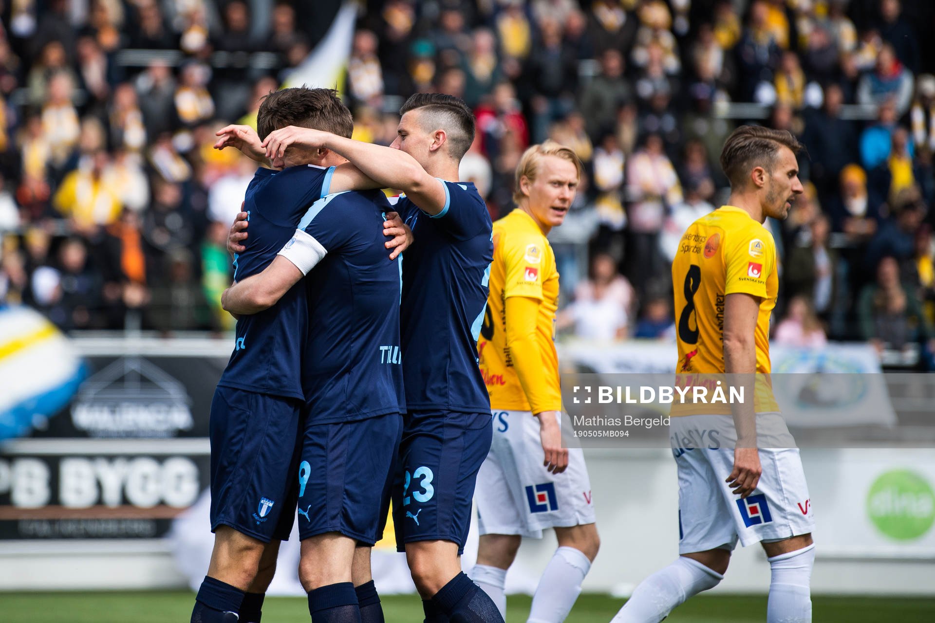 Malmö FFs Arnór Traustason, Markus Rosenberg ooch Marcus