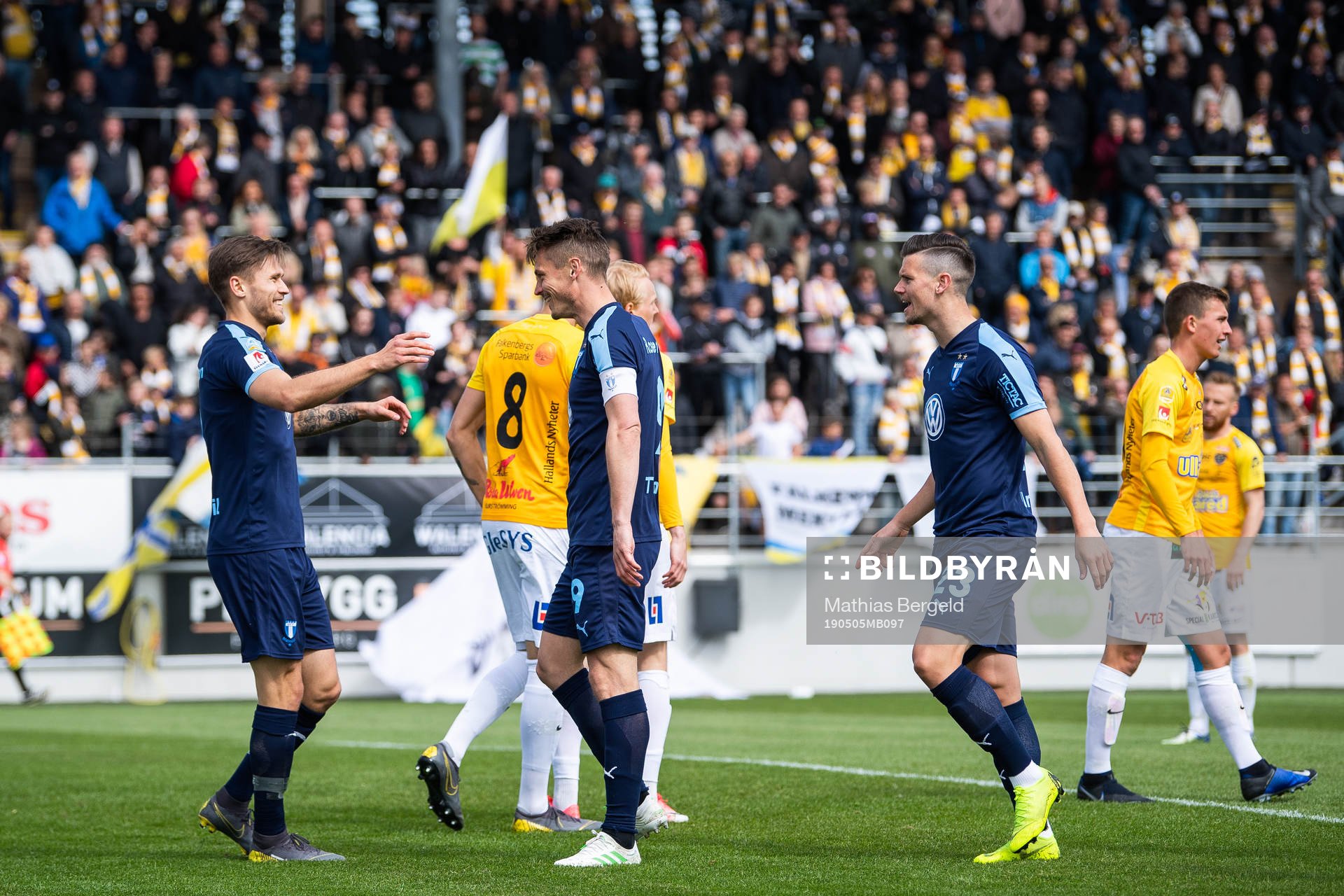 Malmö FFs Arnór Traustason, Markus Rosenberg ooch Marcus