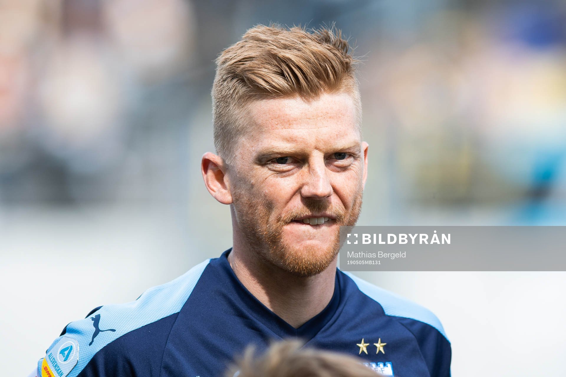 Malmö FFs Anders Christiansen vid line up