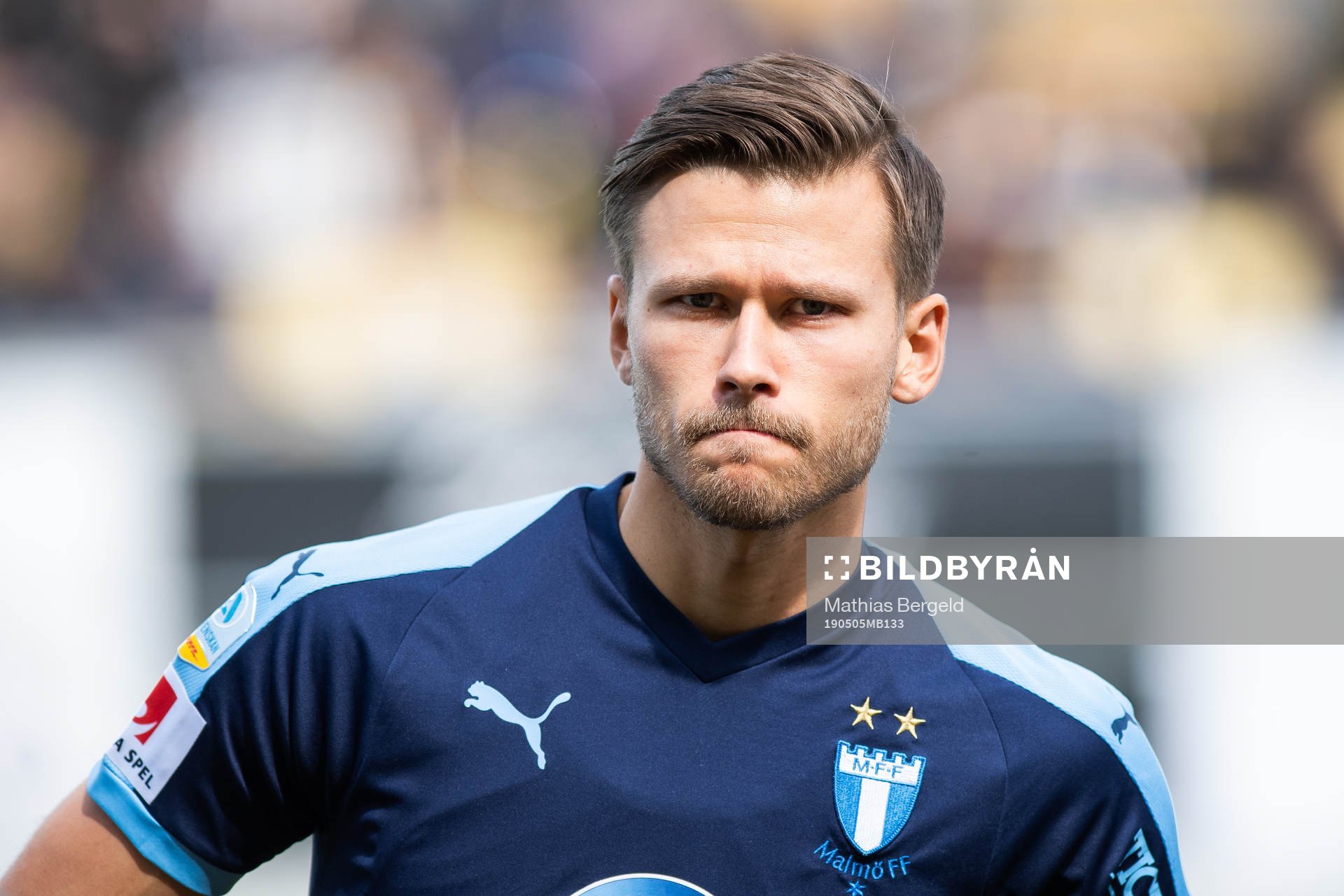 Malmö FFs Arnór Traustason vid line up