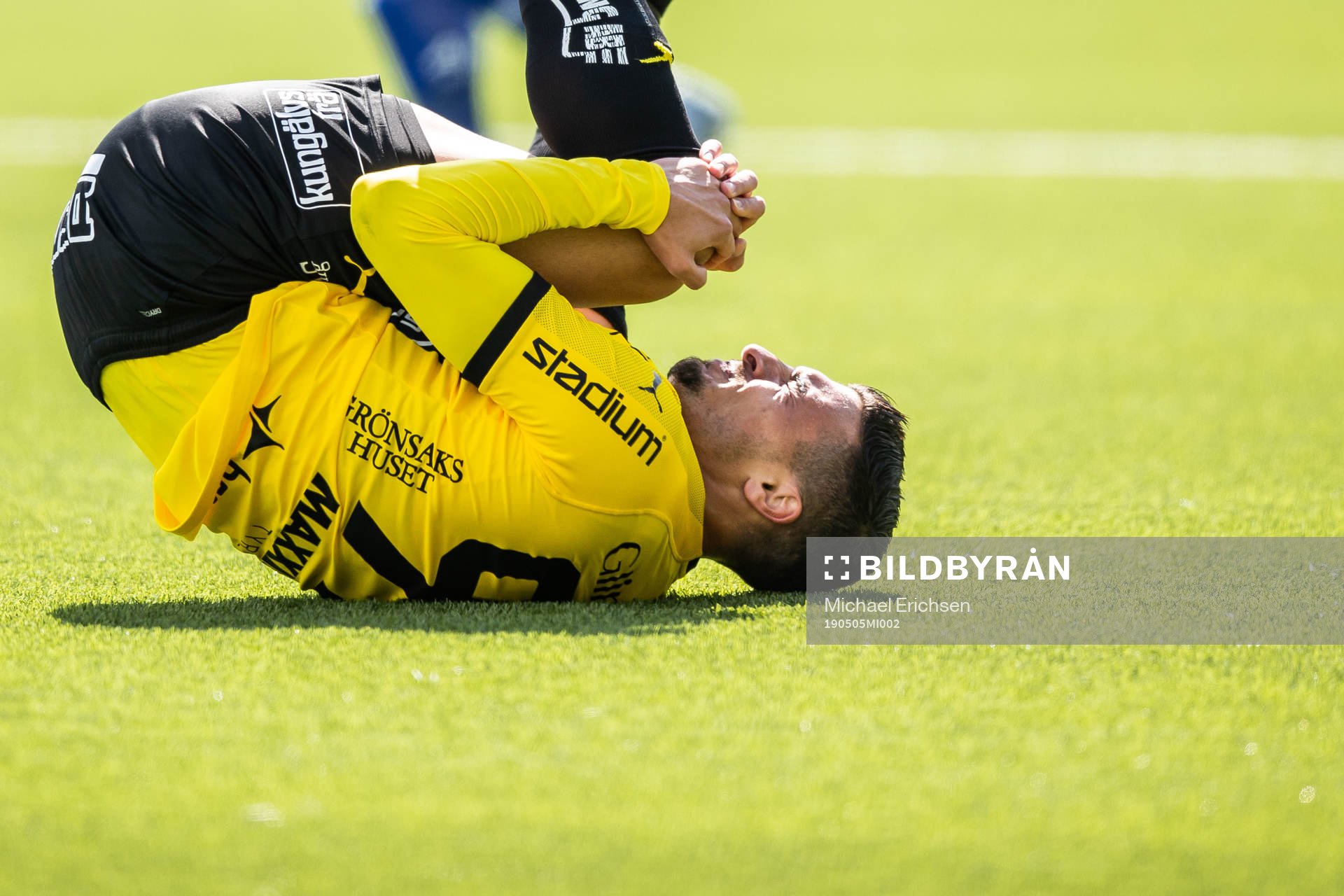 Häckens Ahmed Yasin har ont