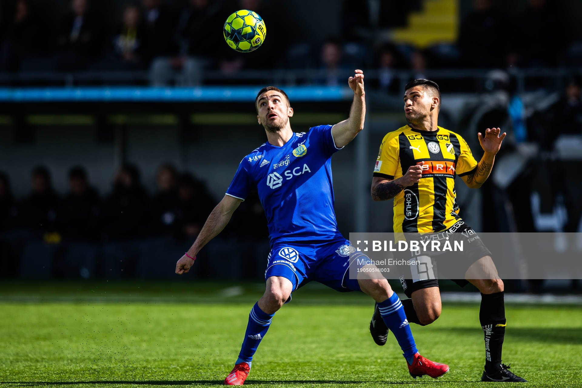 Sundsvalls Carlos Gracia och Häckens Paulinho