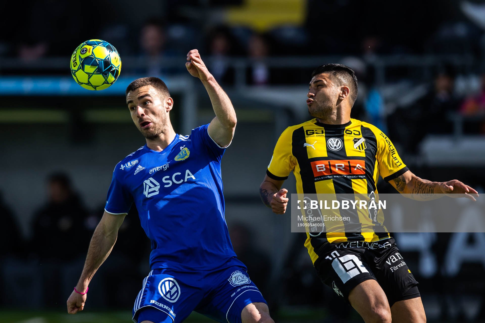 Sundsvalls Carlos Gracia och Häckens Paulinho