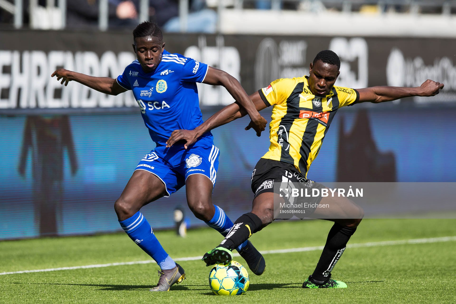 Sundsvalls Pa Konate och Häckens Godswill Ekpolo