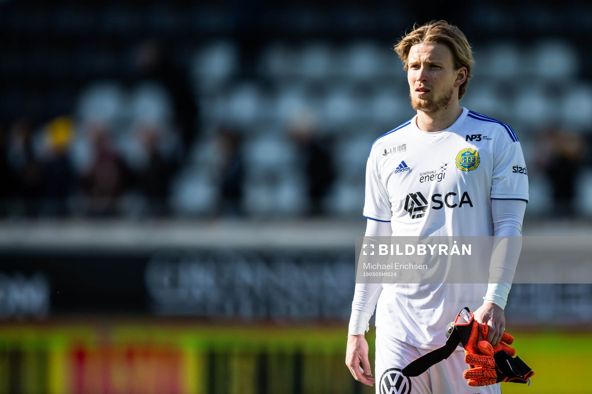 Sundsvalls målvakt William Eskelinen deppar