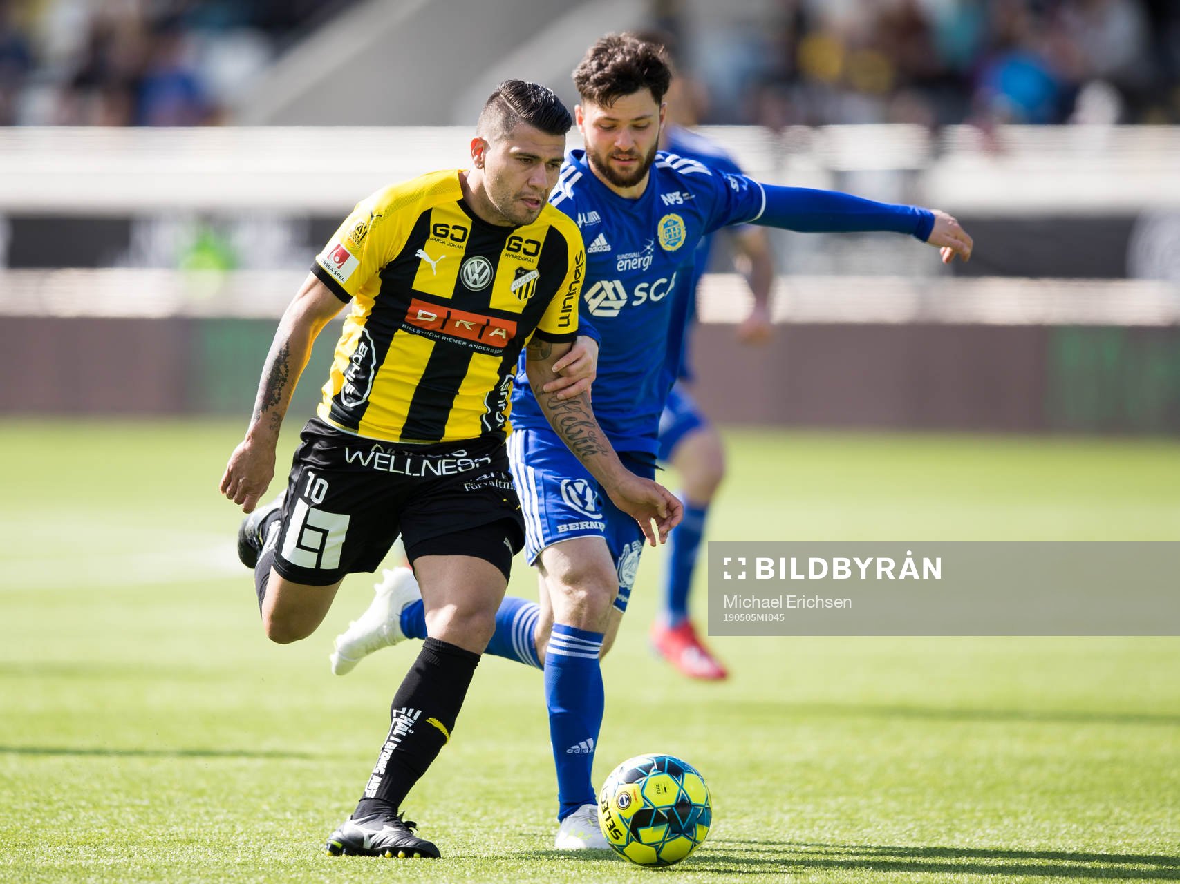 Häckens Paulinho och Sundsvalls Jonathan Tamimi Syberg