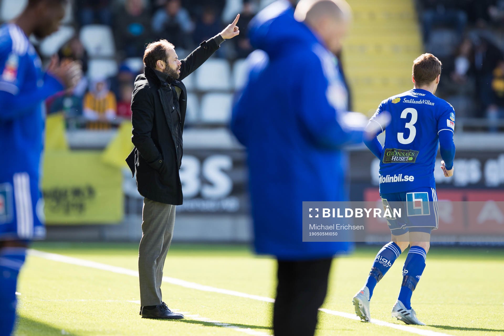 Häckens tränare Andreas Alm