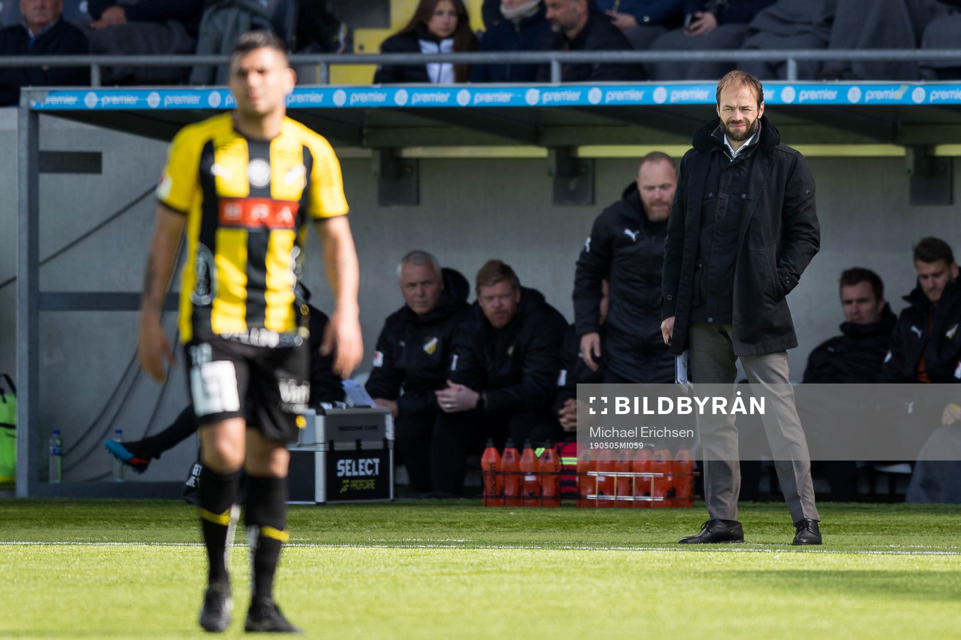 Häckens tränare Andreas Alm